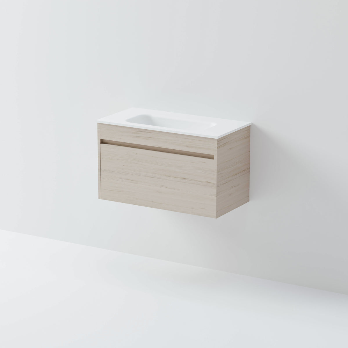 Luxe 750 Slim Wall Hung Vanity | 1 Drawer