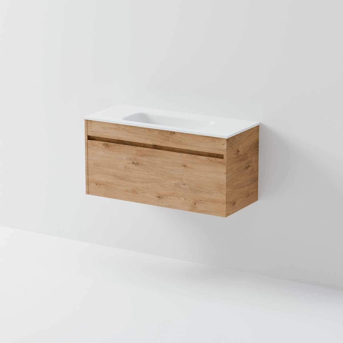 Luxe 900 Slim Wall Hung Vanity | 1 Drawer