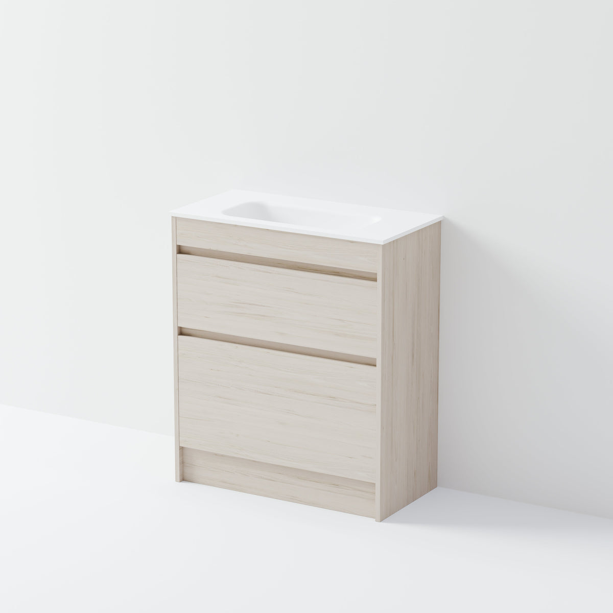 Luxe 750 Slim Floorstanding Vanity | 2 Drawer