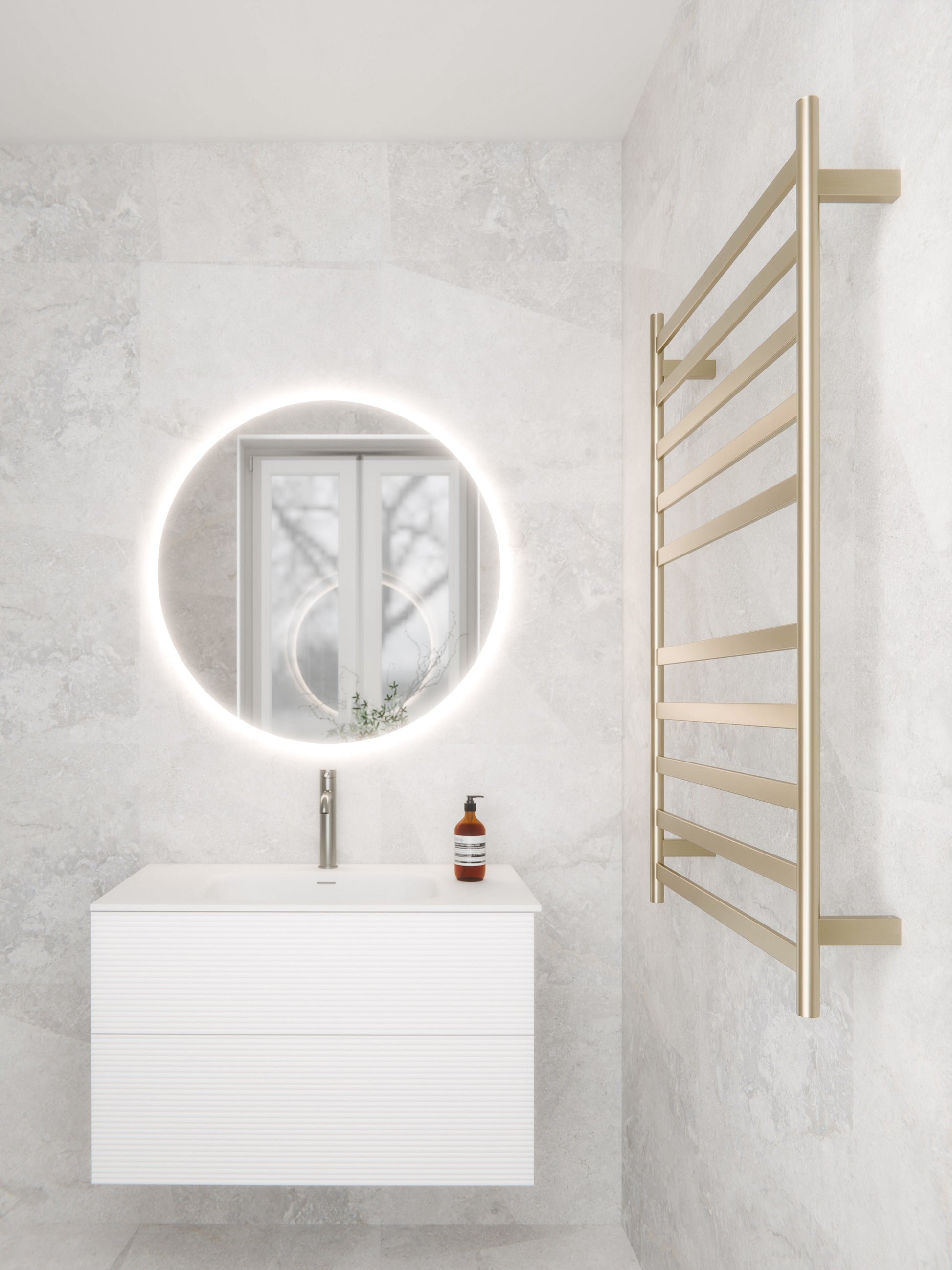 Code Lineare Heated Towel Ladder 1050 x 650mm
