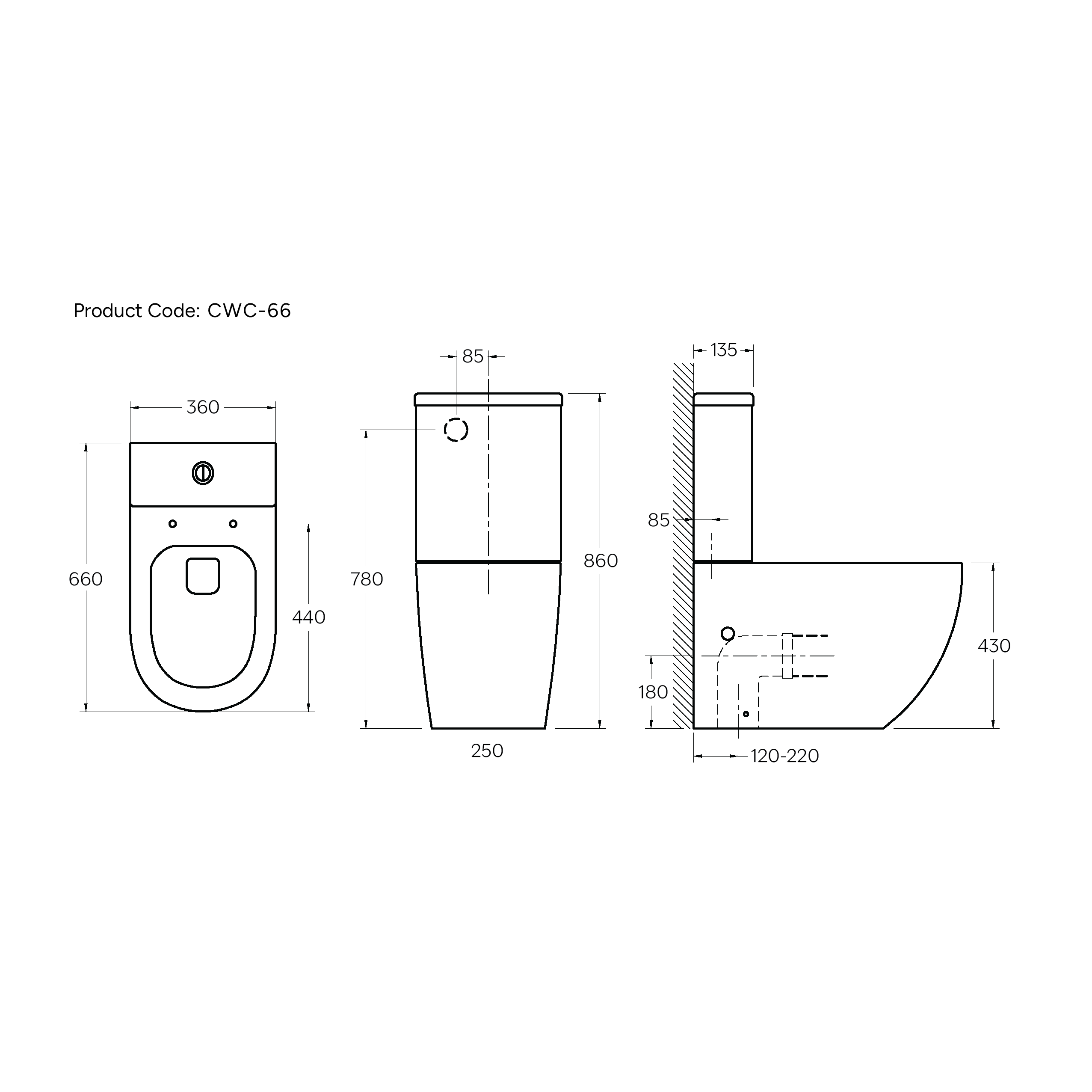 CODE FLOW TYPHOON BTW TOILET SUITE RANGE