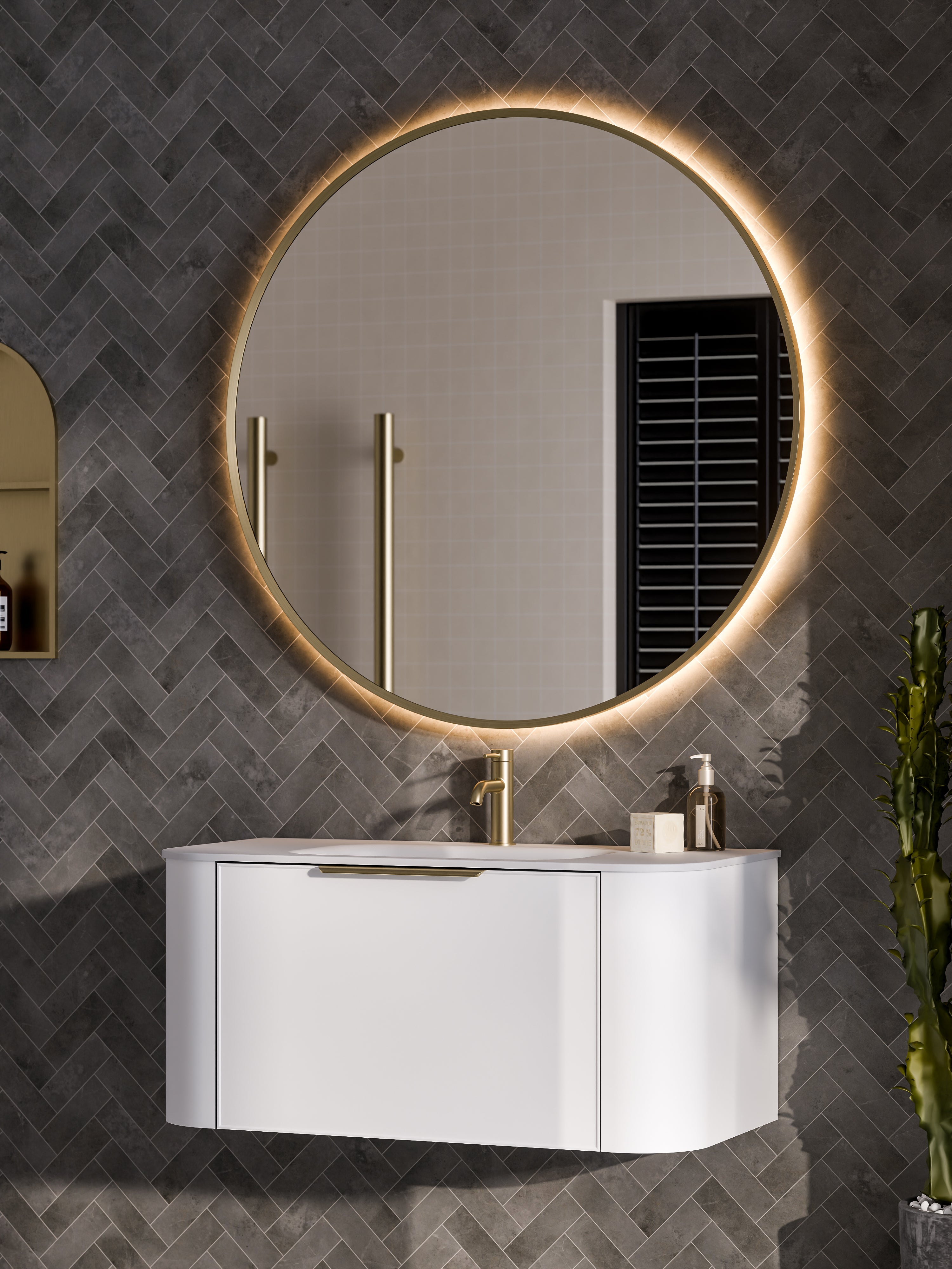 Code Nature 1000 Vanity | Navarra Sink | Axel Front