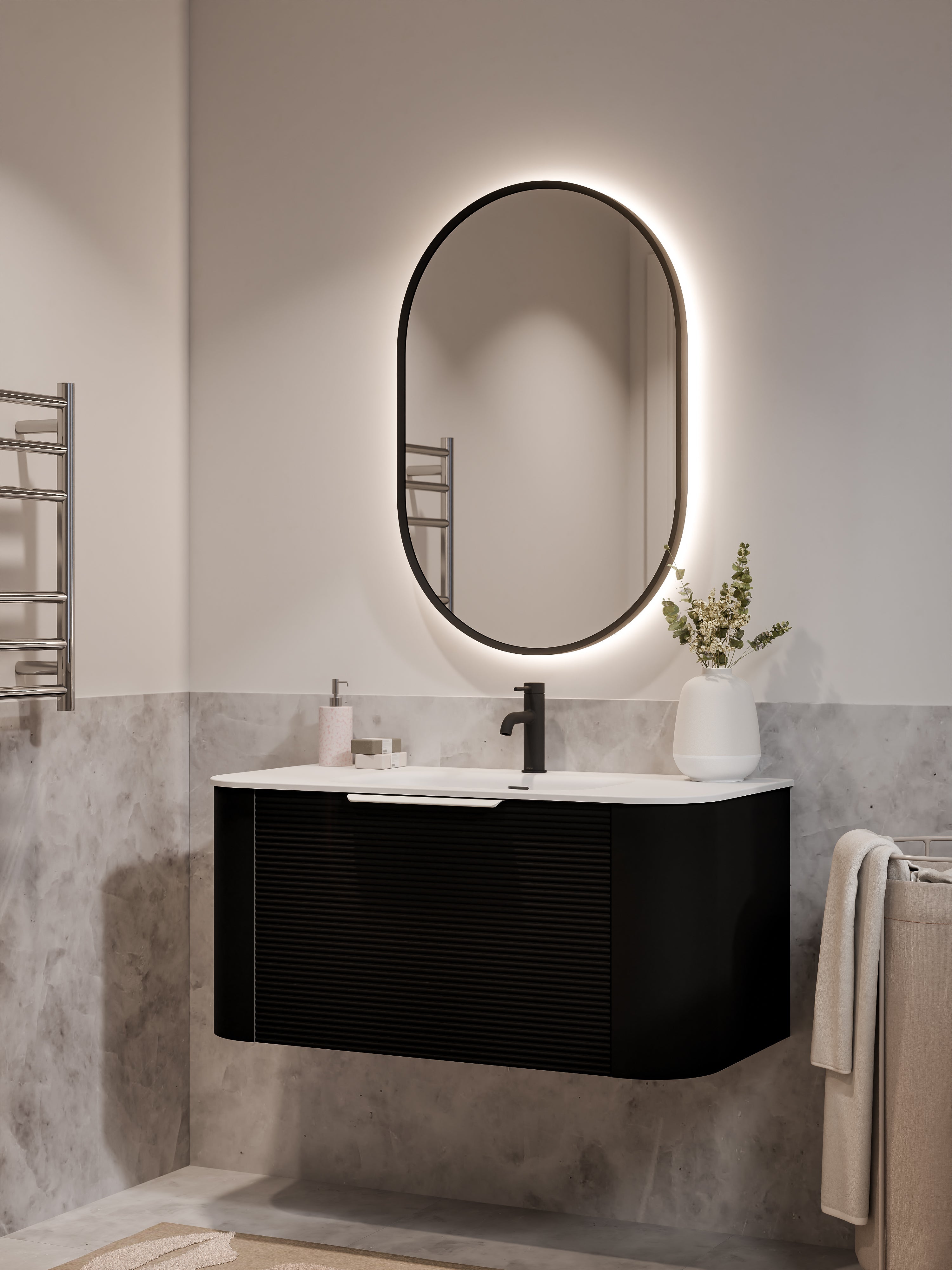 Code Nature 1000 Vanity | Navarra Sink | Orchard Front