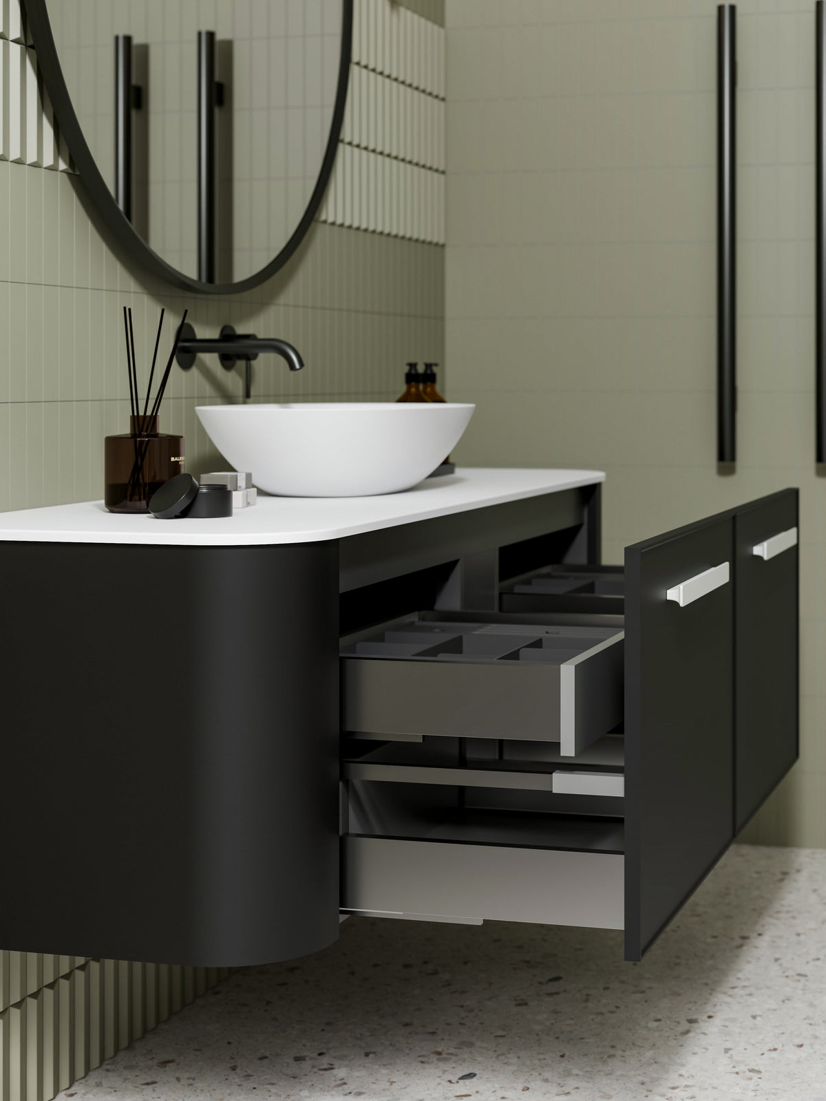 Nature 1500 Vanity | Single Inset Basin