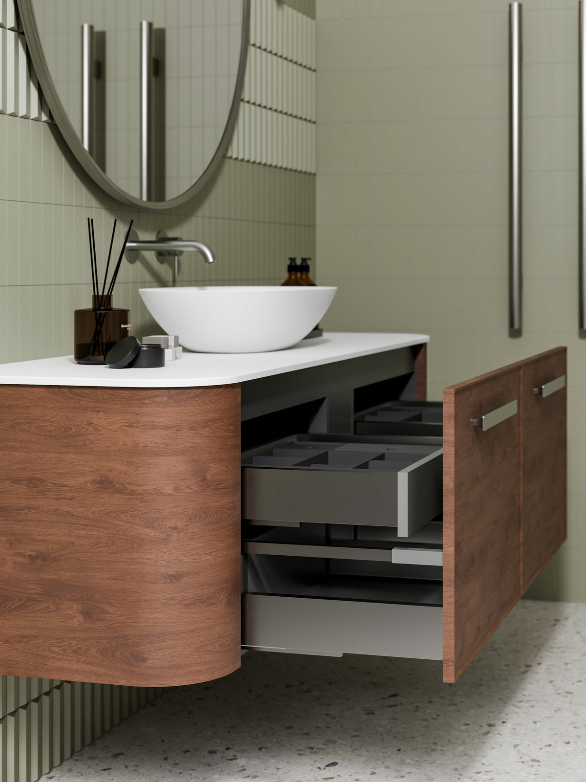 Nature 1500 Vanity | Single Inset Basin
