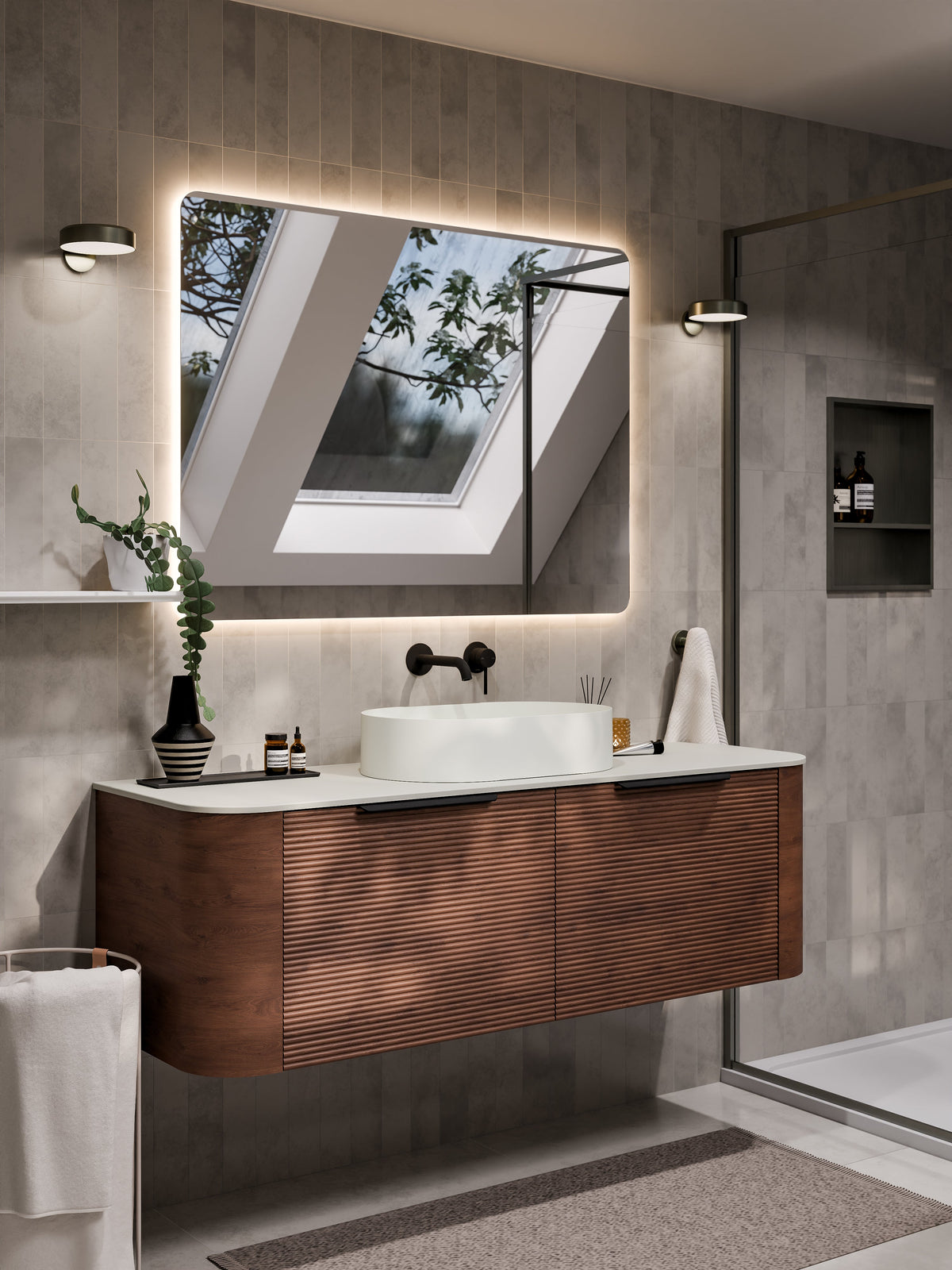 Nature 1500 Vanity | Single Inset Basin