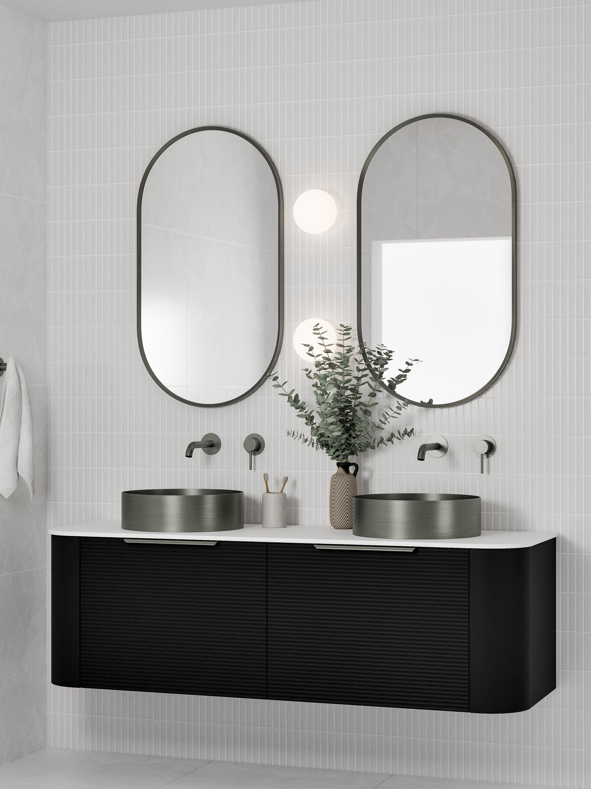 Code Nature 1500 Vanity | Flat Slab Top | Orchard Front