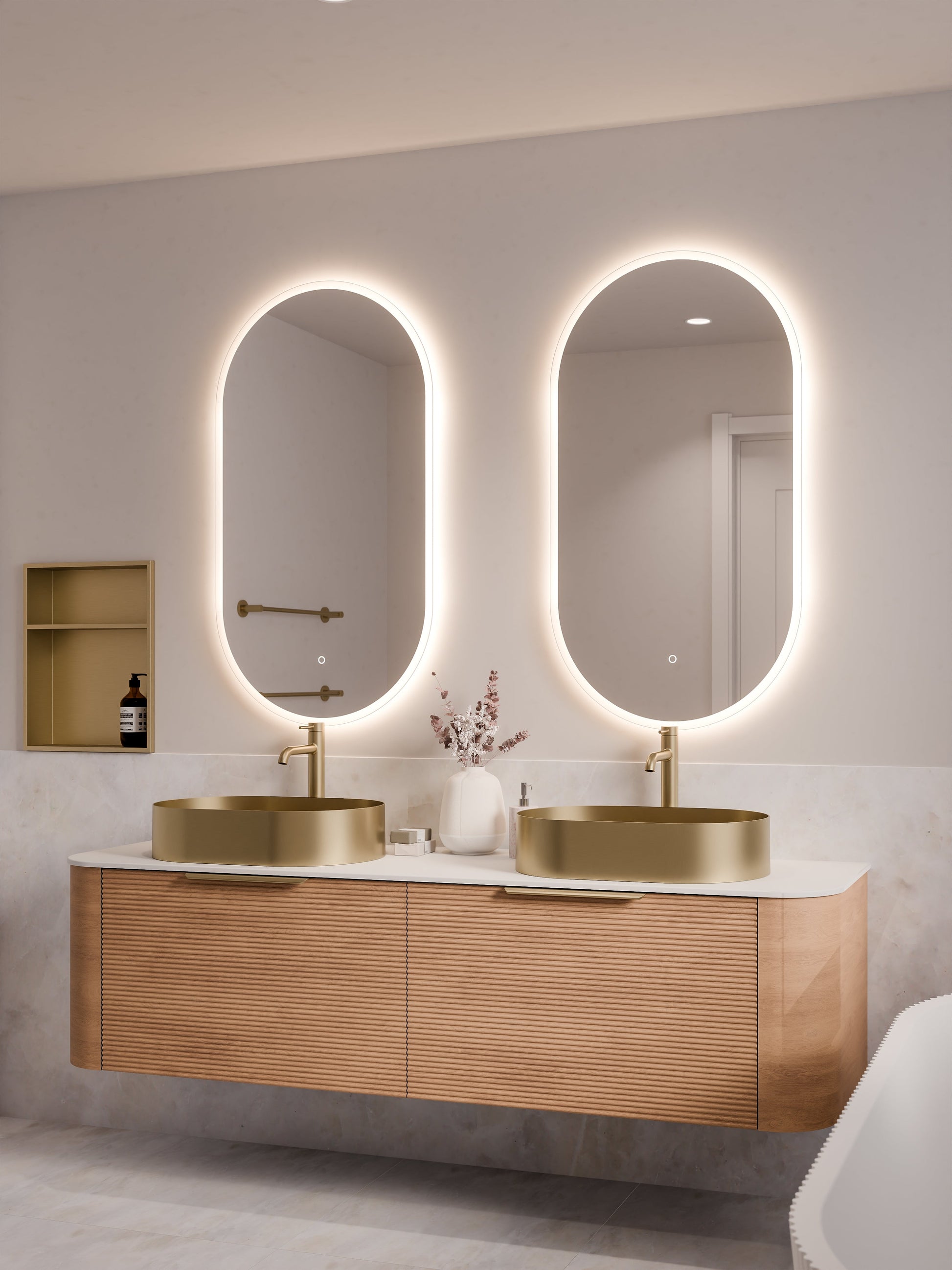 Code Nature 1800 Vanity | Flat Slab Top | Orchard Front