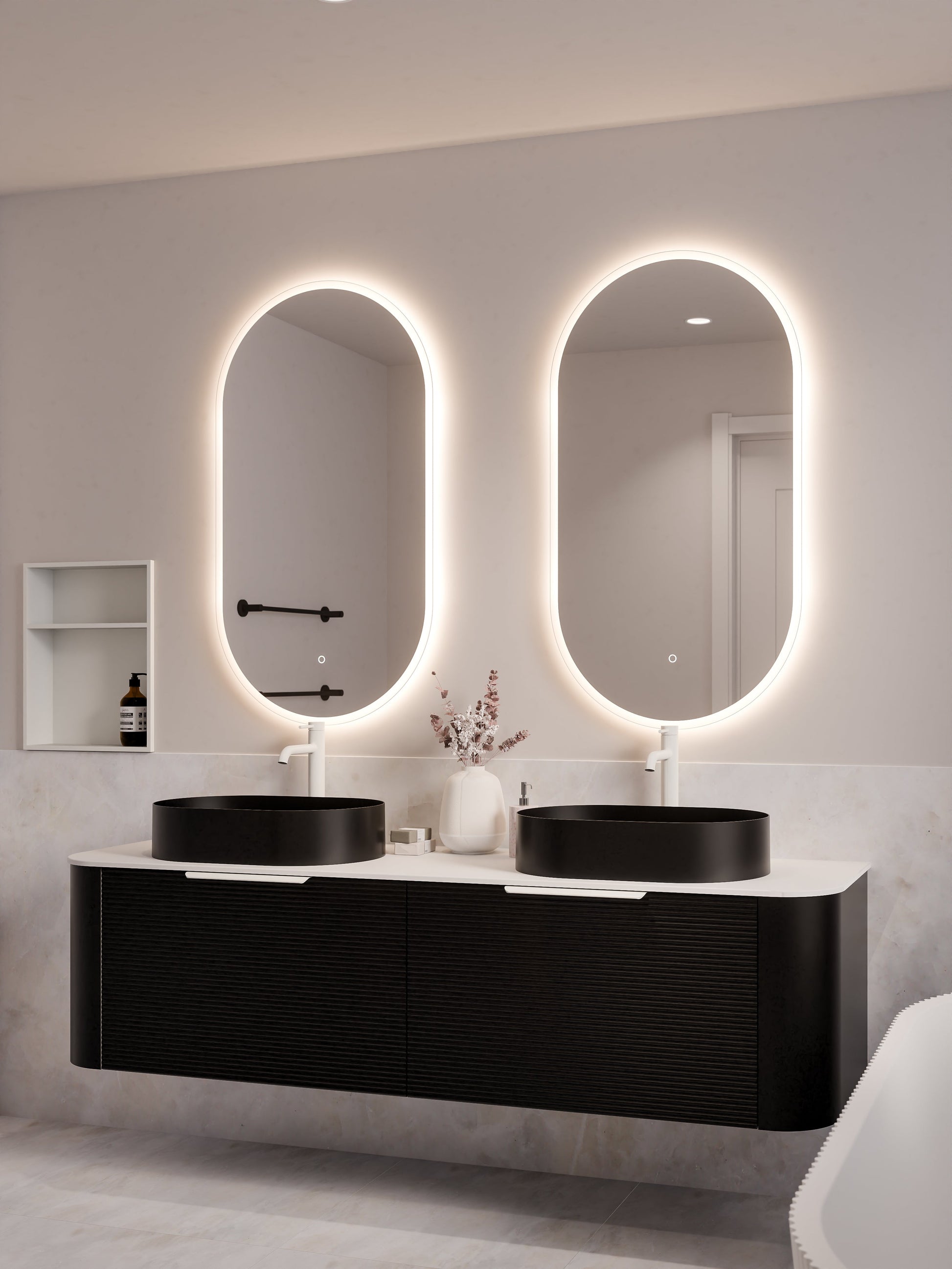 Code Nature 1800 Vanity | Flat Slab Top | Orchard Front
