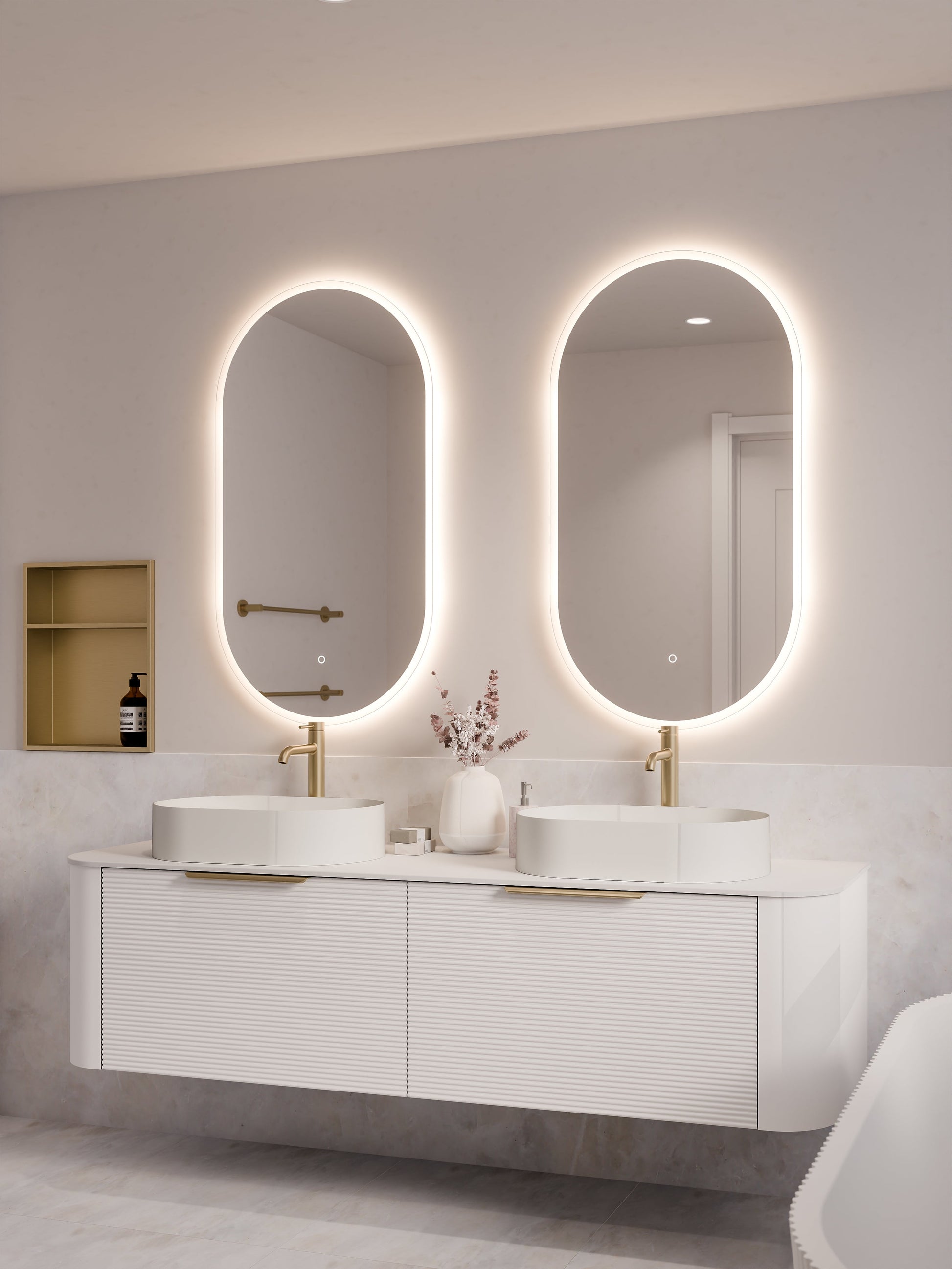 Code Nature 1800 Vanity | Flat Slab Top | Orchard Front