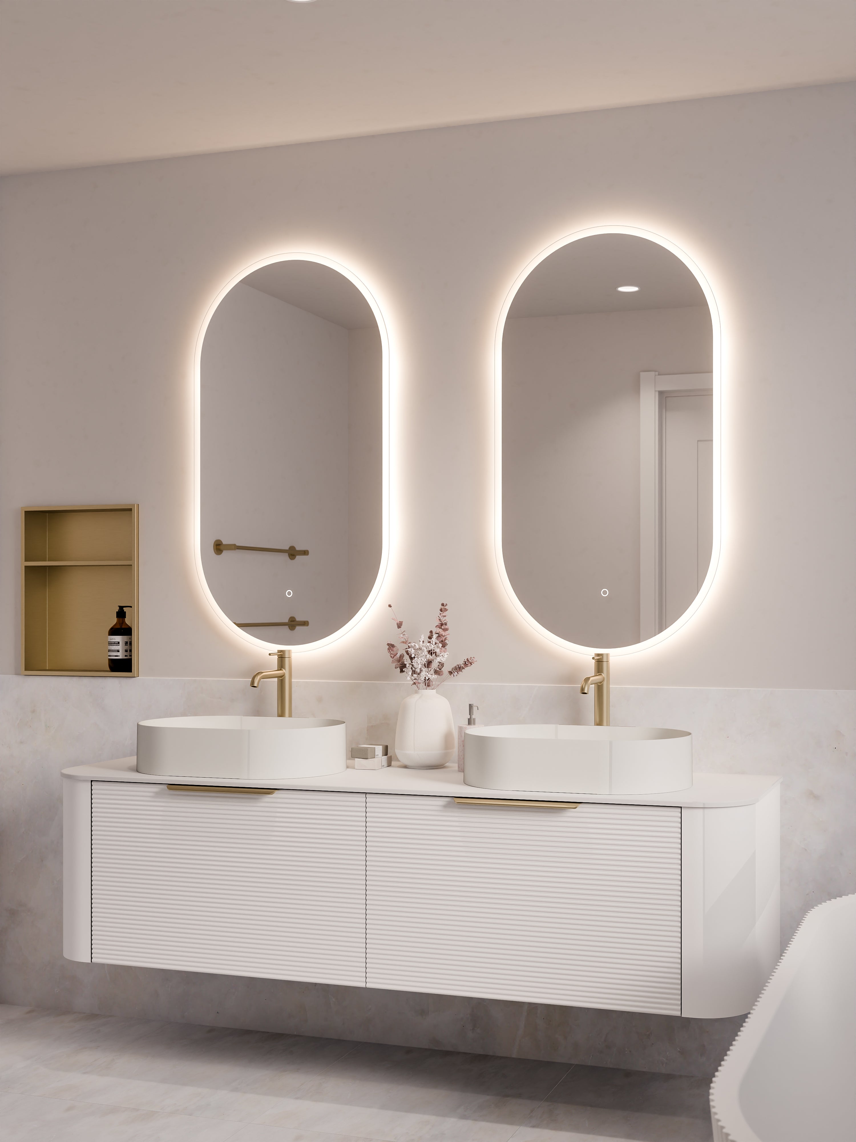 Code Nature 1800 Vanity | Flat Slab Top | Orchard Front