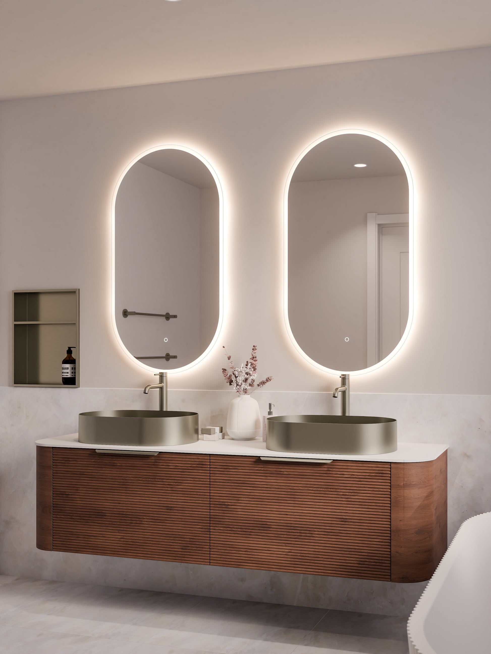 Code Nature 1800 Vanity | Flat Slab Top | Orchard Front