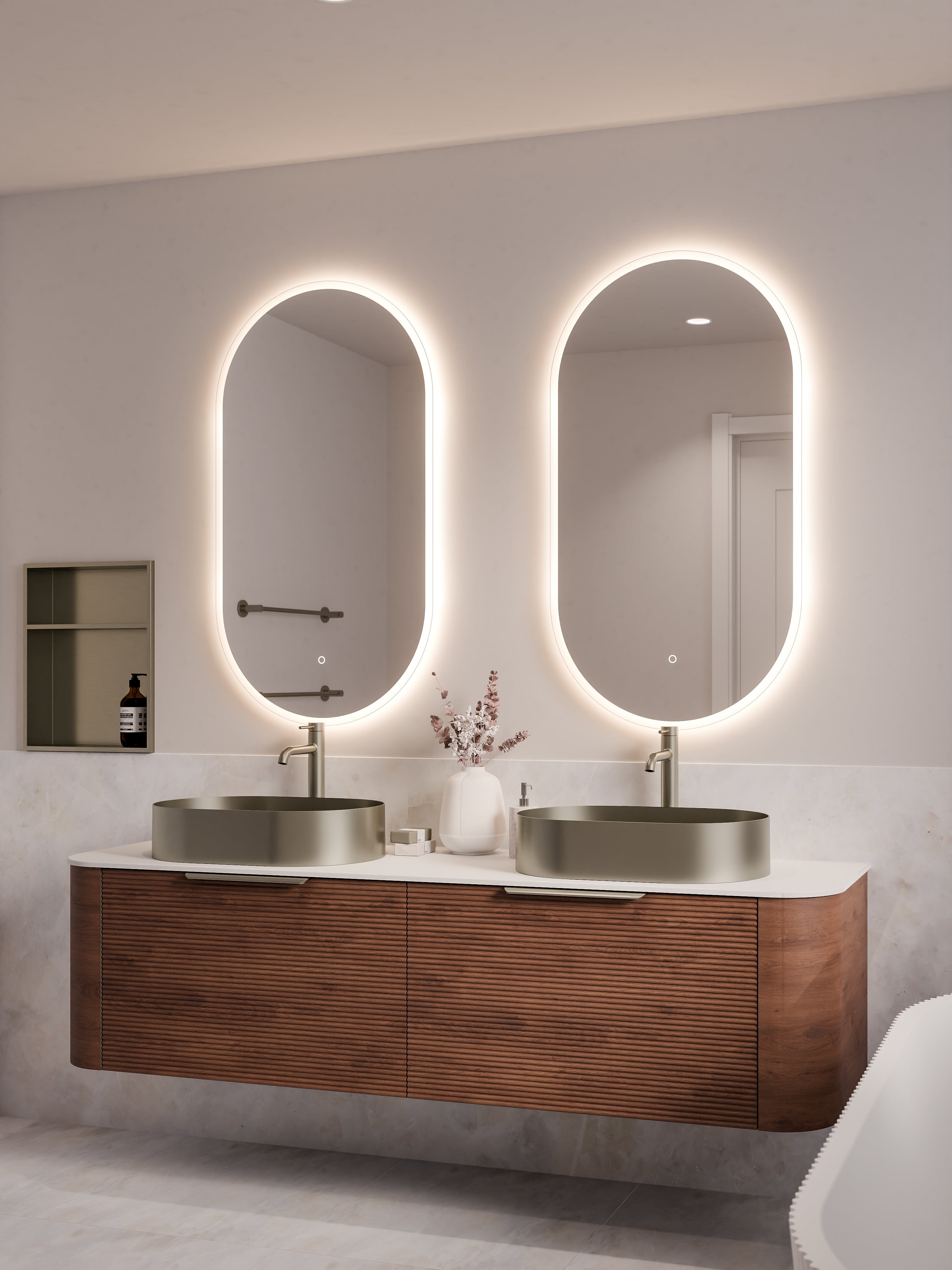 Code Nature 1800 Vanity | Flat Slab Top | Orchard Front