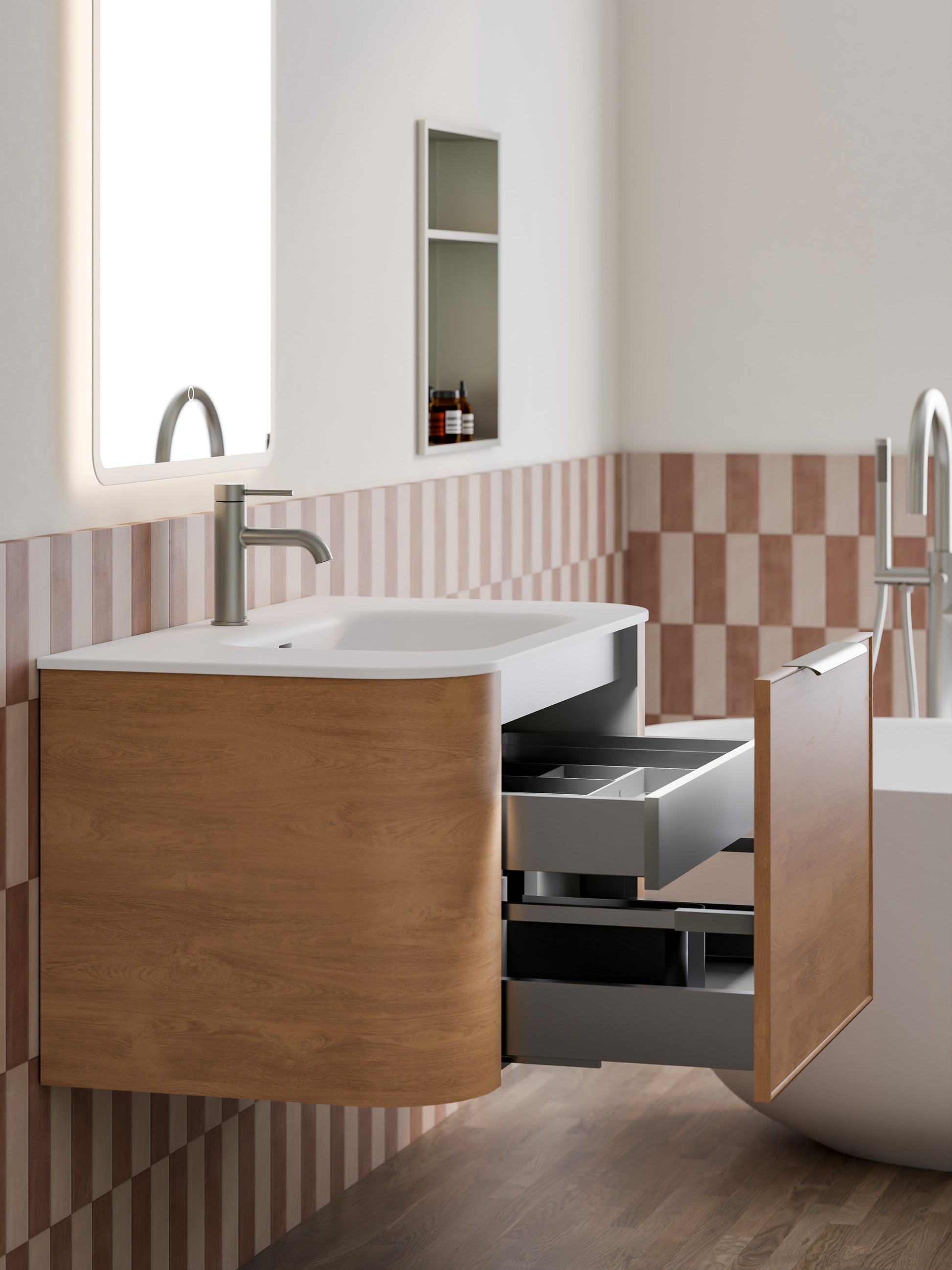 Code Nature 900 Vanity | Navarra Sink | Axel Front