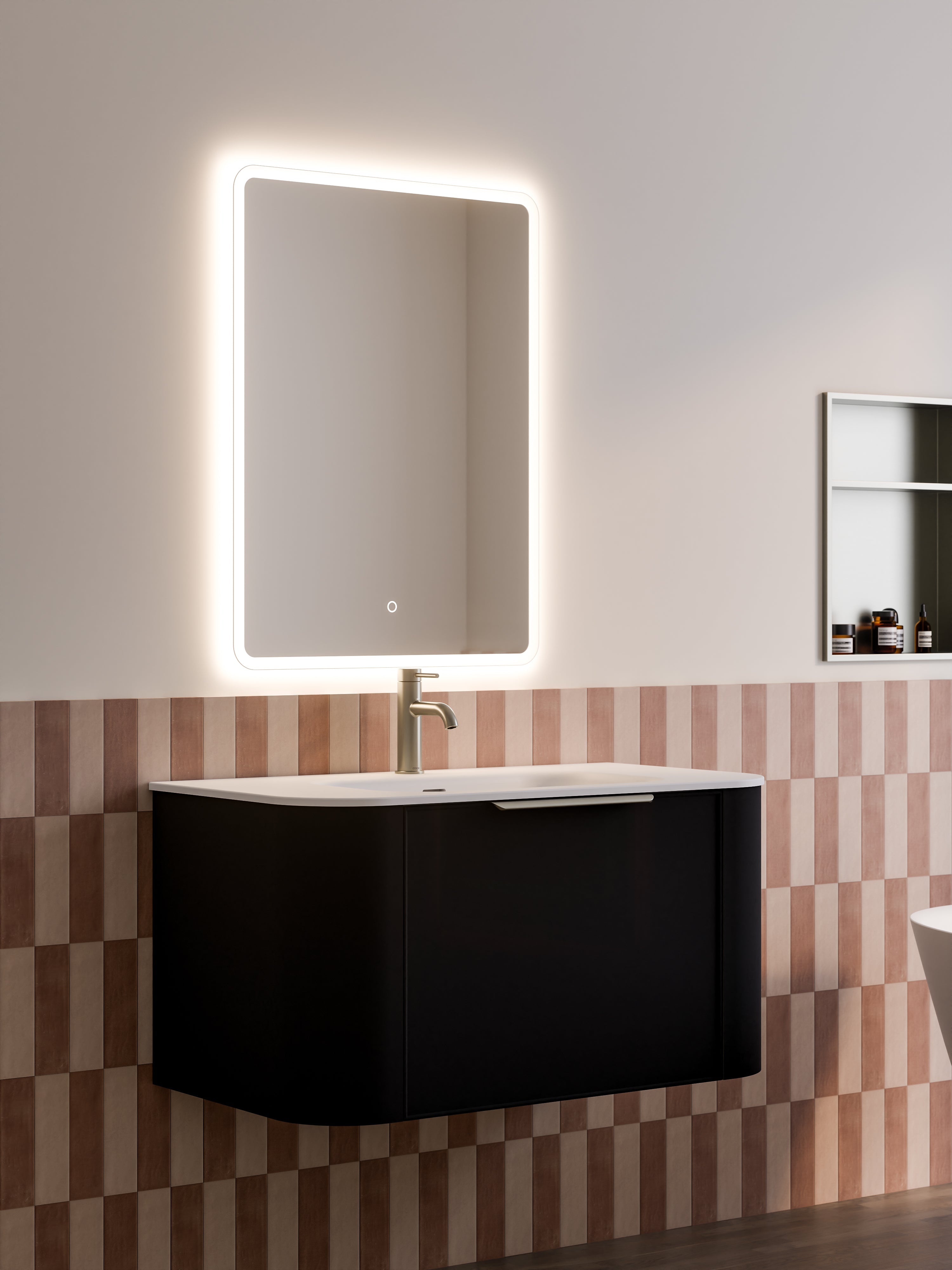 Code Nature 900 Vanity | Navarra Sink | Axel Front