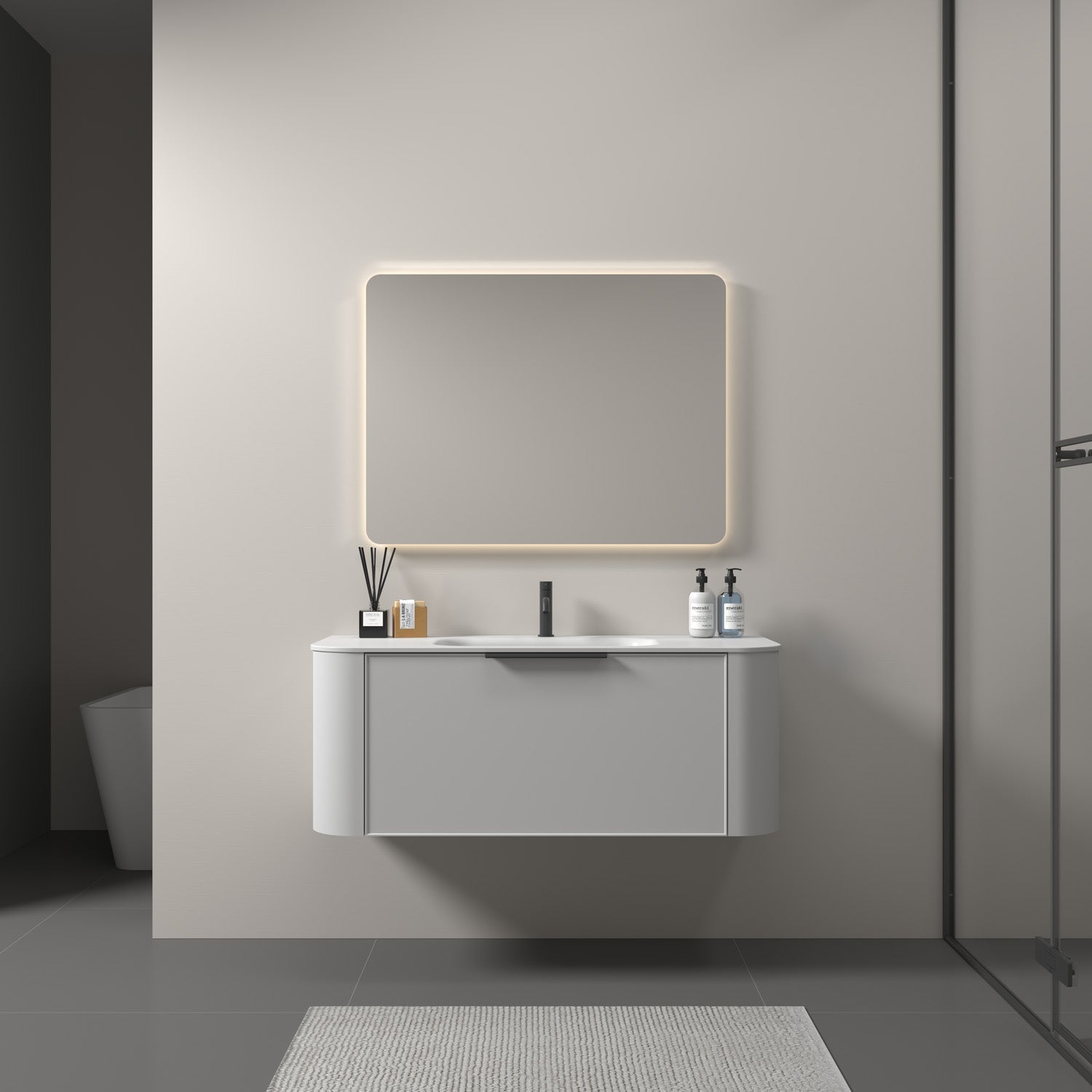 Code Nature 1200 Vanity | Navarra Sink | Axel Front