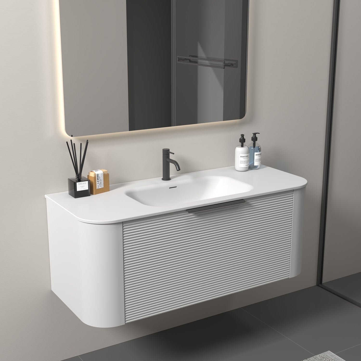 Code Nature 1200 Vanity | Navarra Sink | Orchard Front