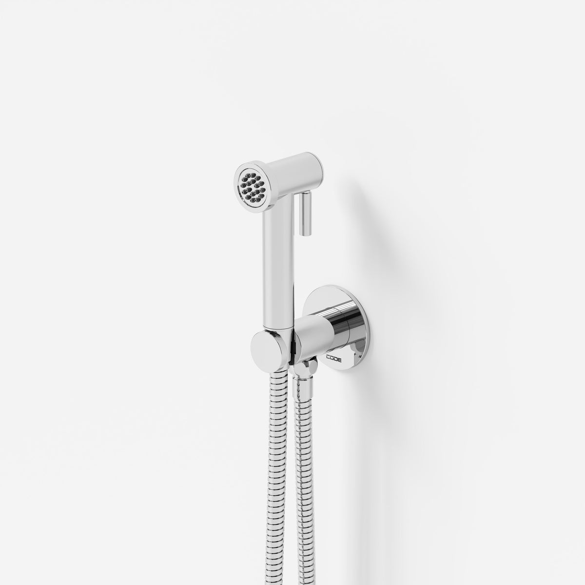 Nature bidet spray with flexible hose and wall bracket