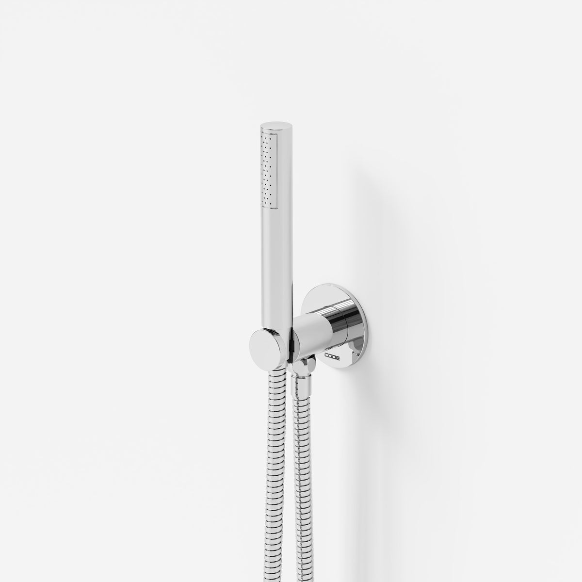 Nature hand and body spray with wall outlet in a brushed finish