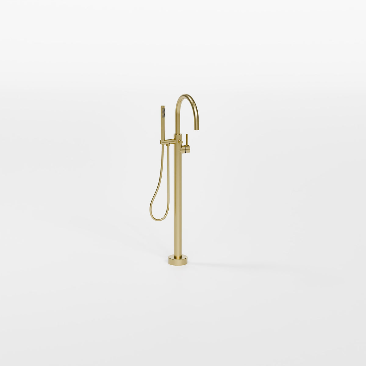 Nature Floorstanding Bath Filler with Hand Spray