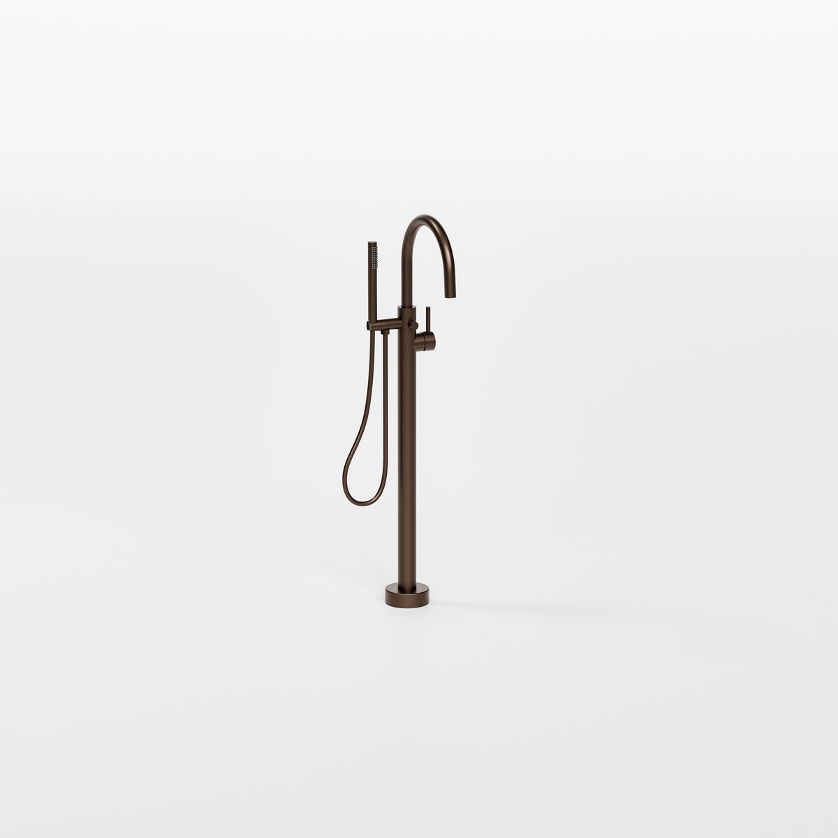 Nature Floorstanding Bath Filler with Hand Spray