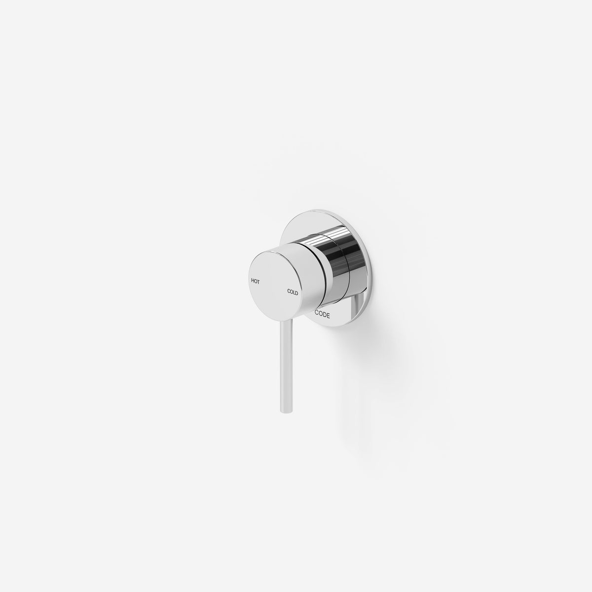 Nature round wall mounted shower mixer with 70mm faceplate