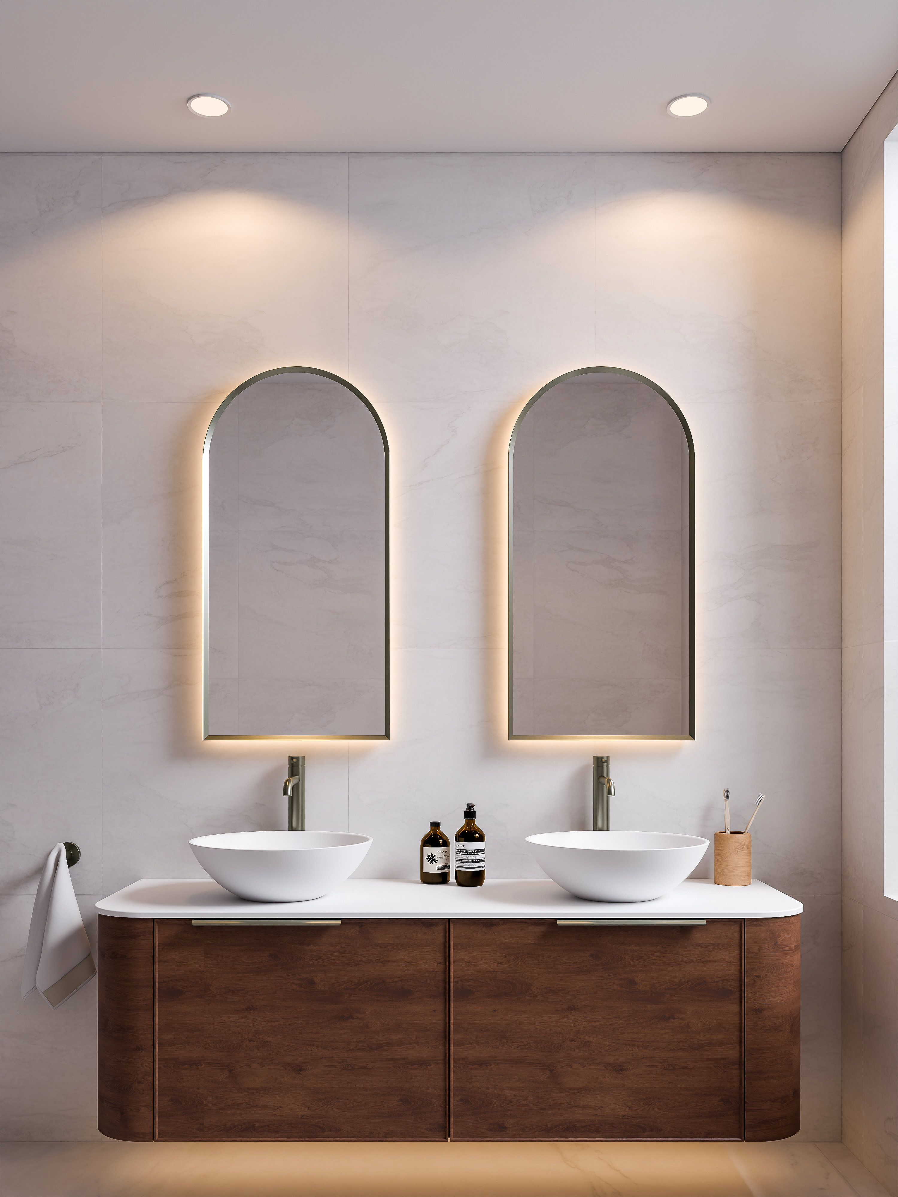 Code Nature 1500 Vanity | Flat Slab Top | Axel Front