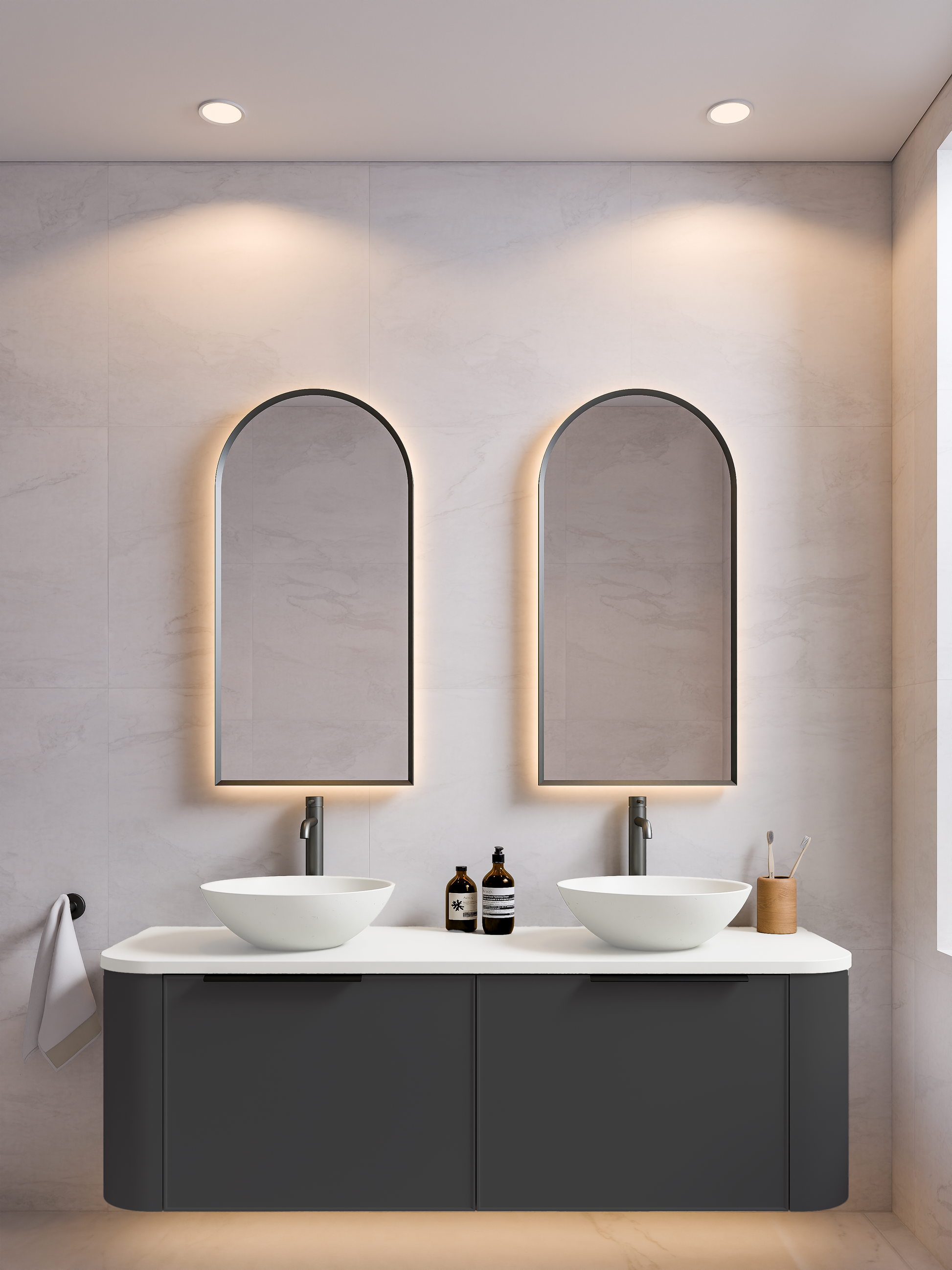 Code Nature 1500 Vanity | Flat Slab Top | Axel Front