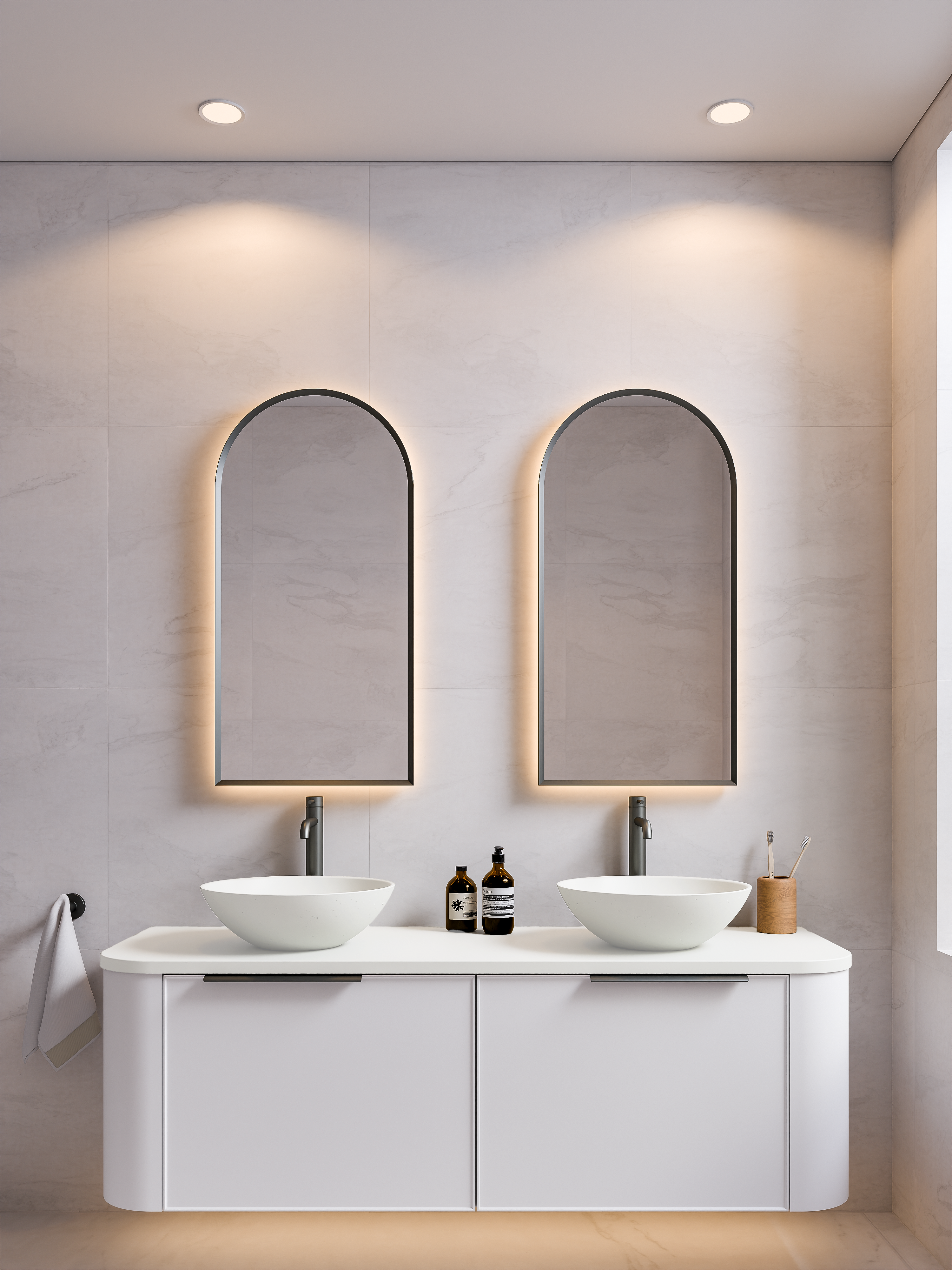 Code Nature 1500 Vanity | Flat Slab Top | Axel Front