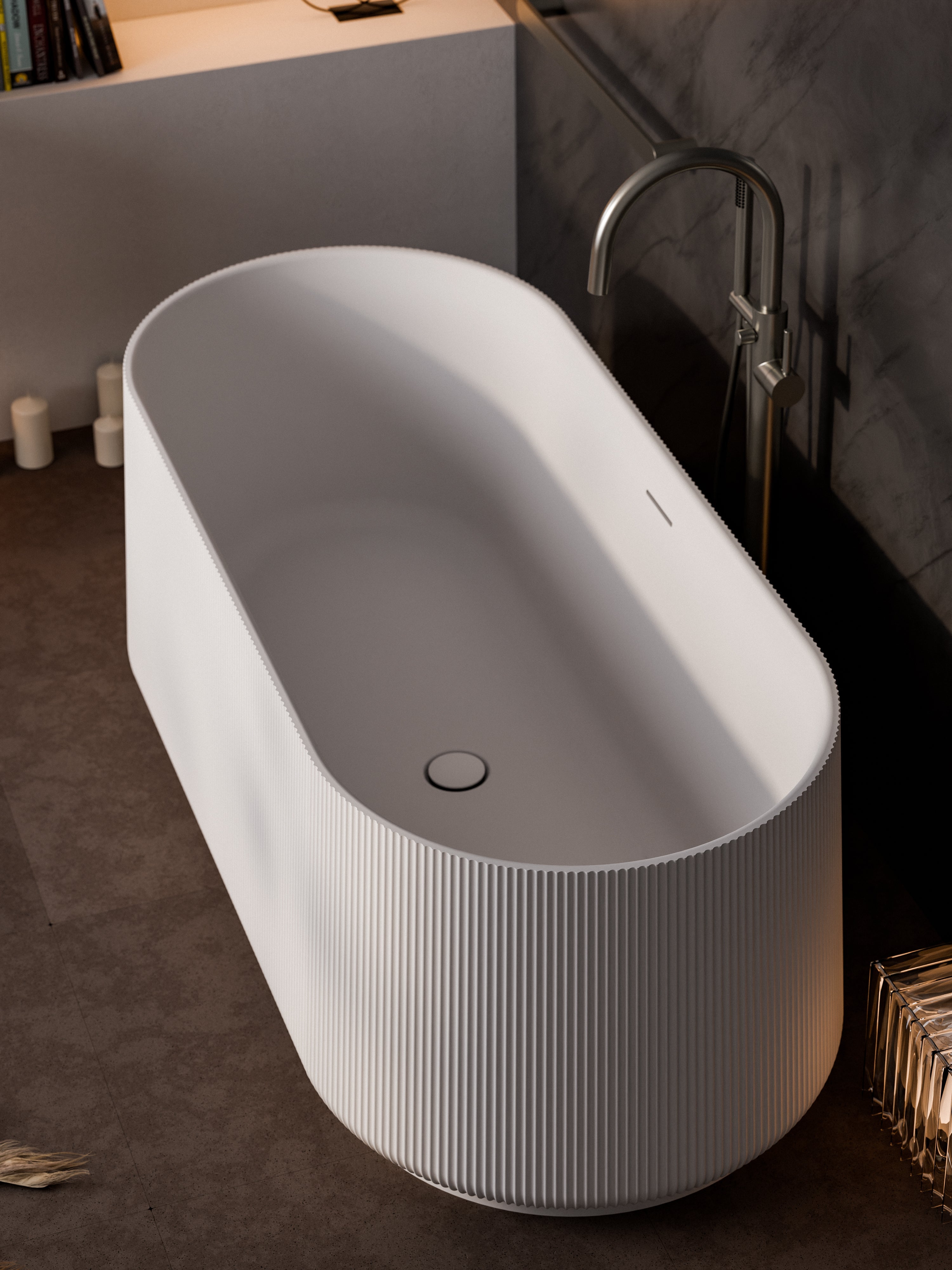 CODE PILLAR ACRYLIC 1700 FREESTANDING BATH
