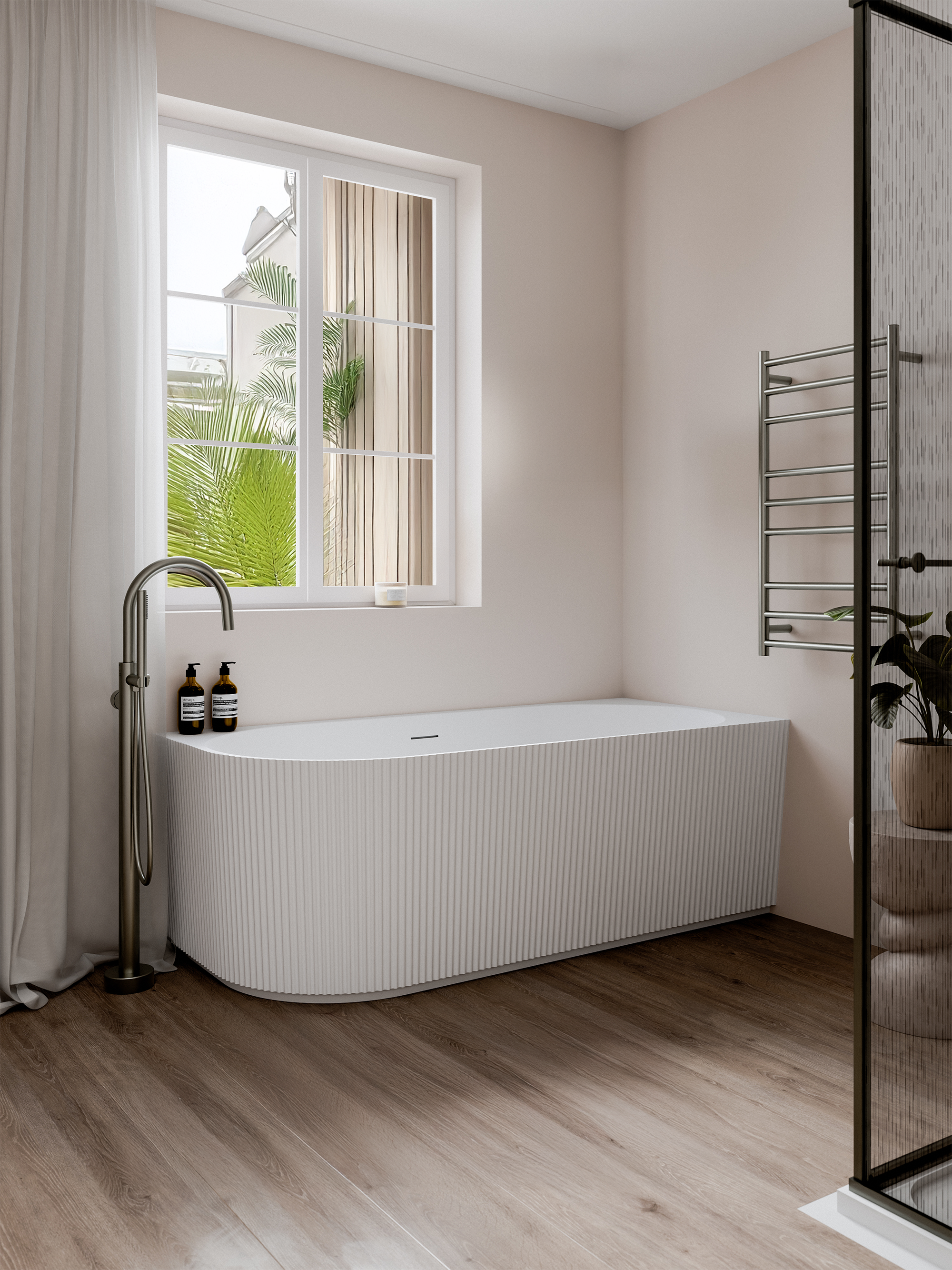 CODE ENDURA PIPER 1670 ACRYLIC CORNER BATH