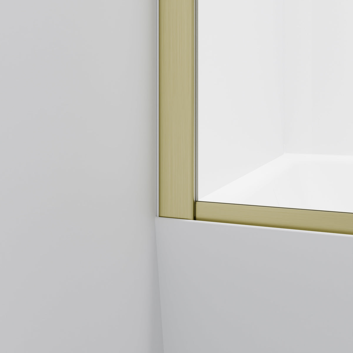 Form Double Panel Bath Screen | 550+450mm