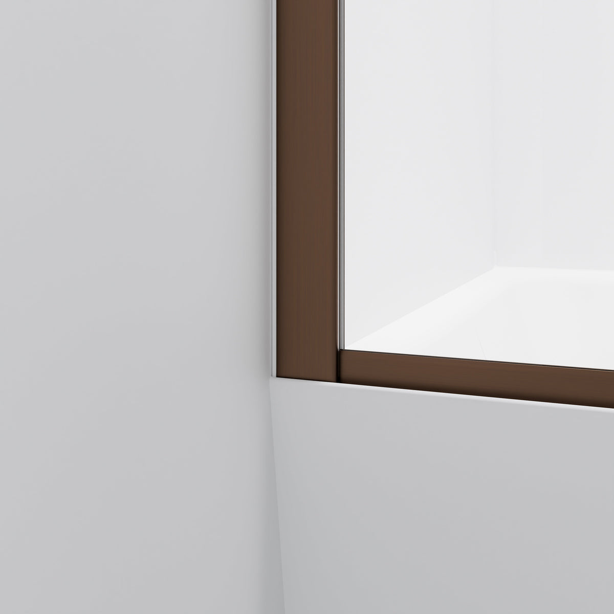 Form Double Panel Bath Screen | 550+450mm