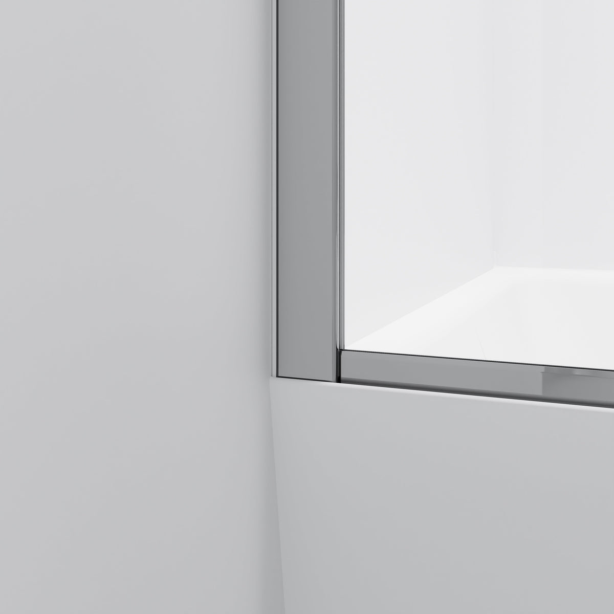 Form Double Panel Bath Screen | 550+450mm