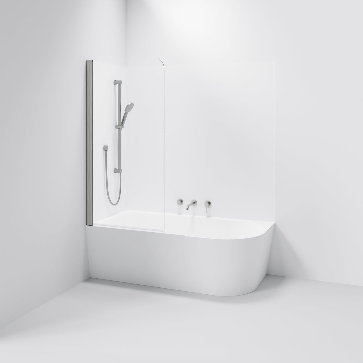 Form Single Bath Screen | 800mm