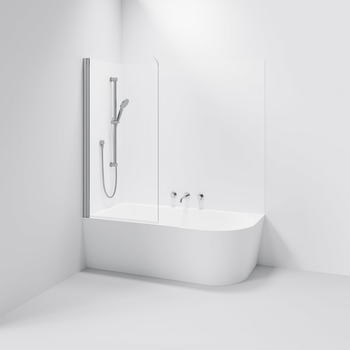 Form Single Bath Screen | 800mm