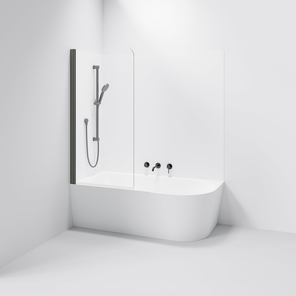 Form Single Bath Screen | 800mm