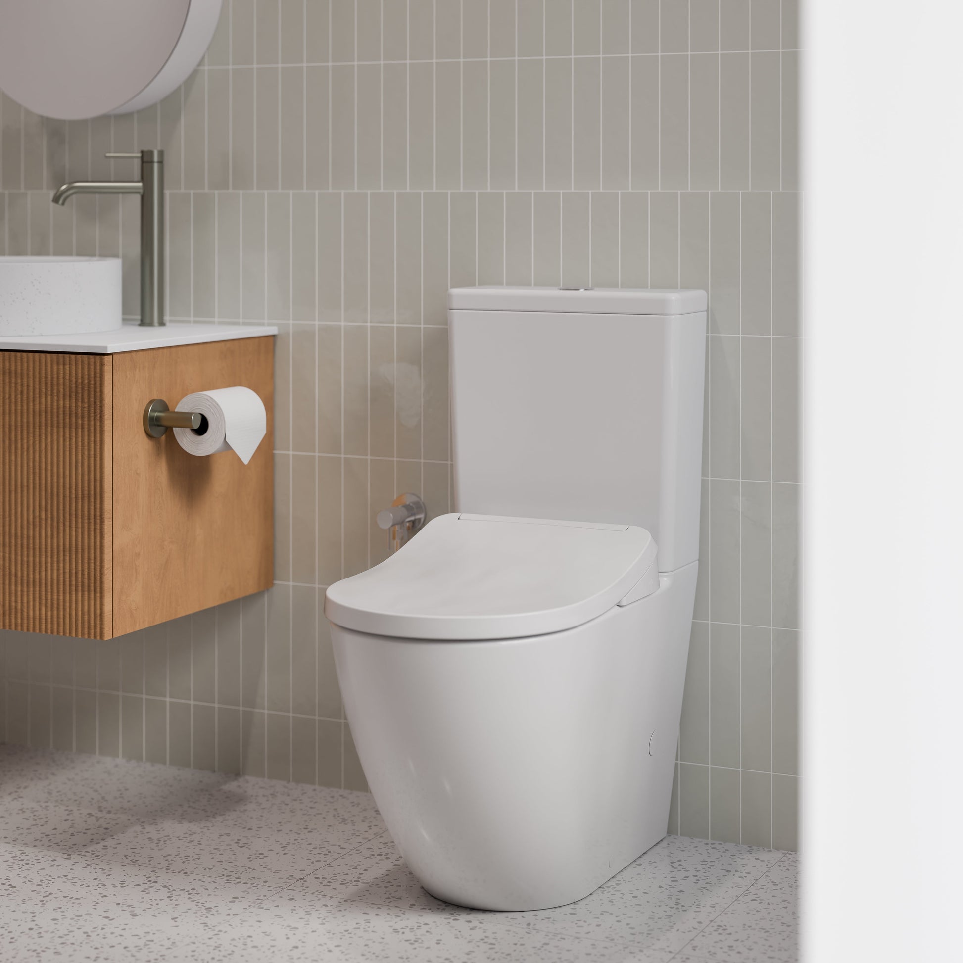 CODE PURITY NON-POWERED BIDET SEAT ONLY