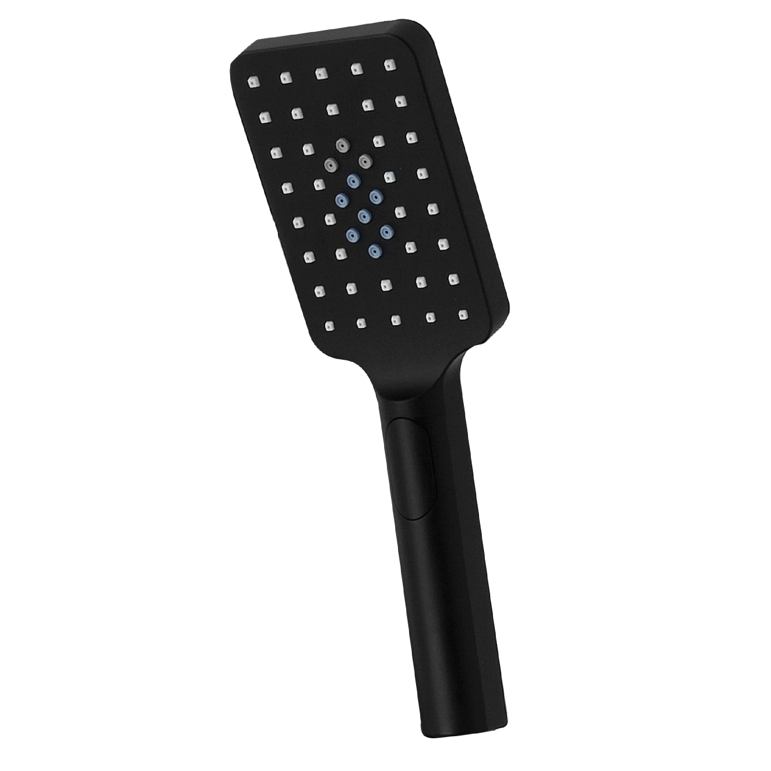 CODE SQUARE OR ROUND REPLACEMENT SHOWER HAND PIECE - 5 COLOURS