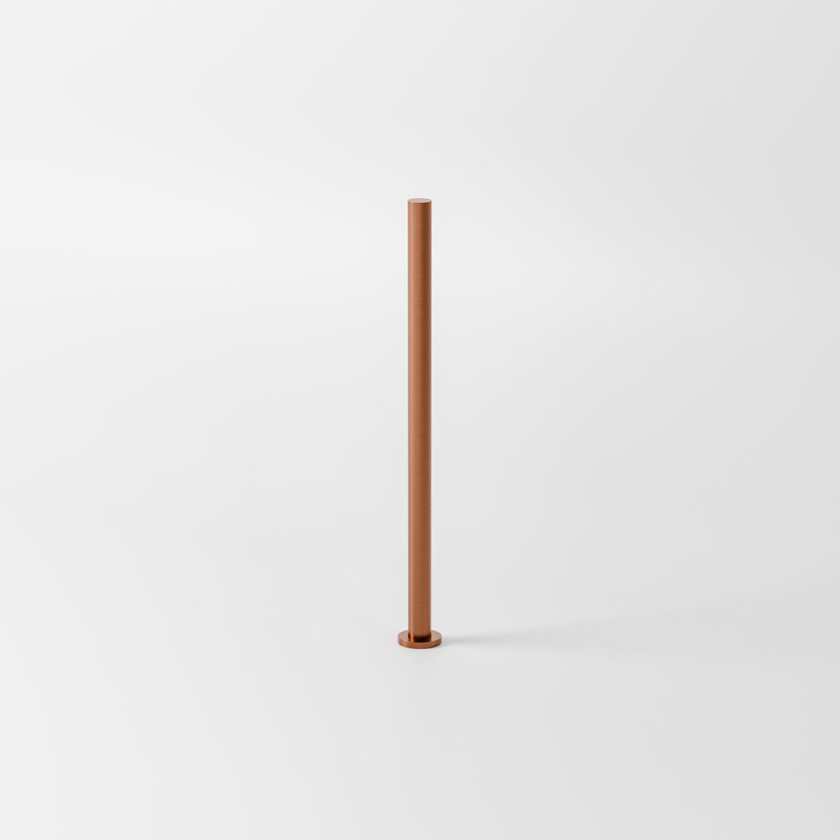 Pure 1000mm floorstanding heated towel rail in matte black