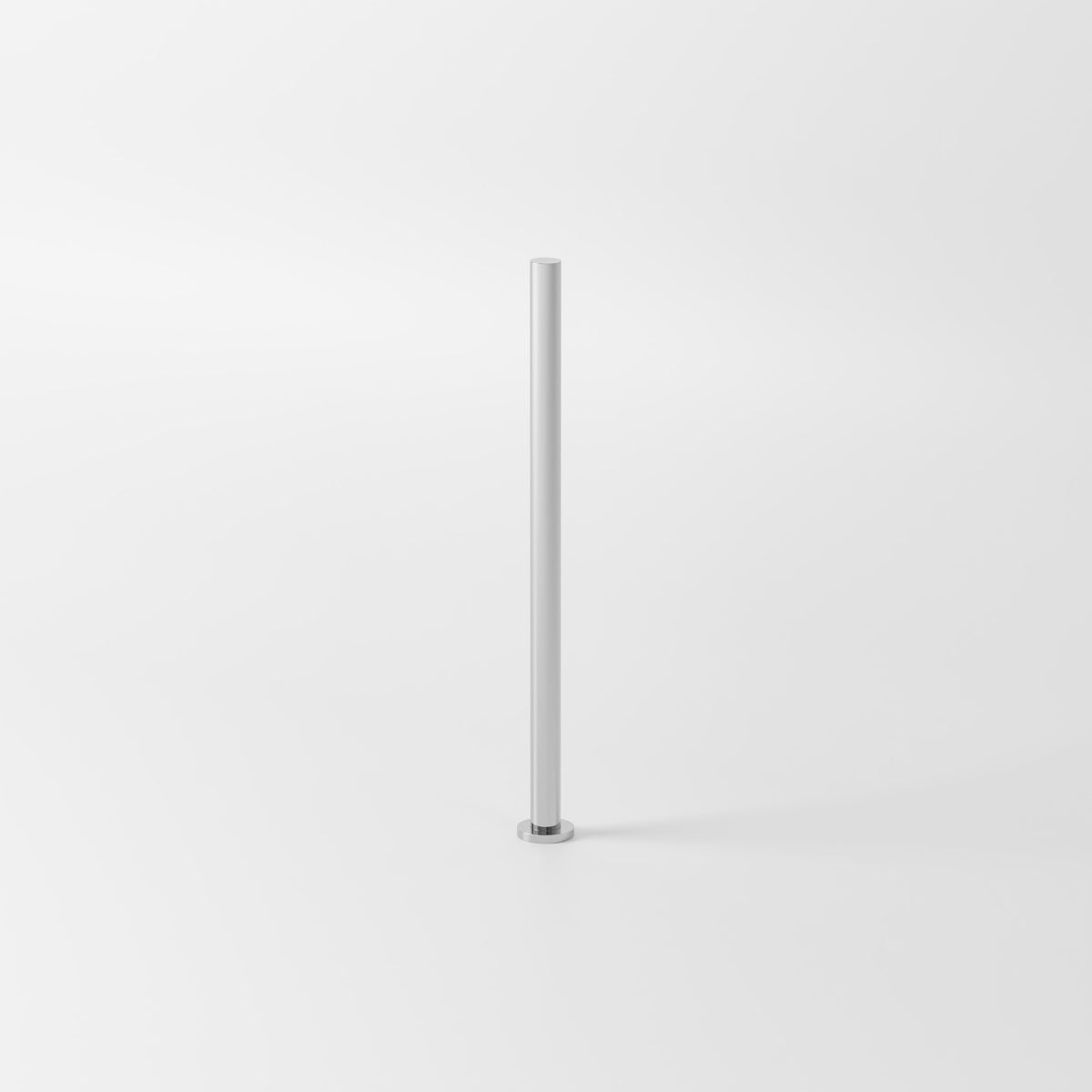 Pure 1000mm floorstanding heated towel rail in matte black