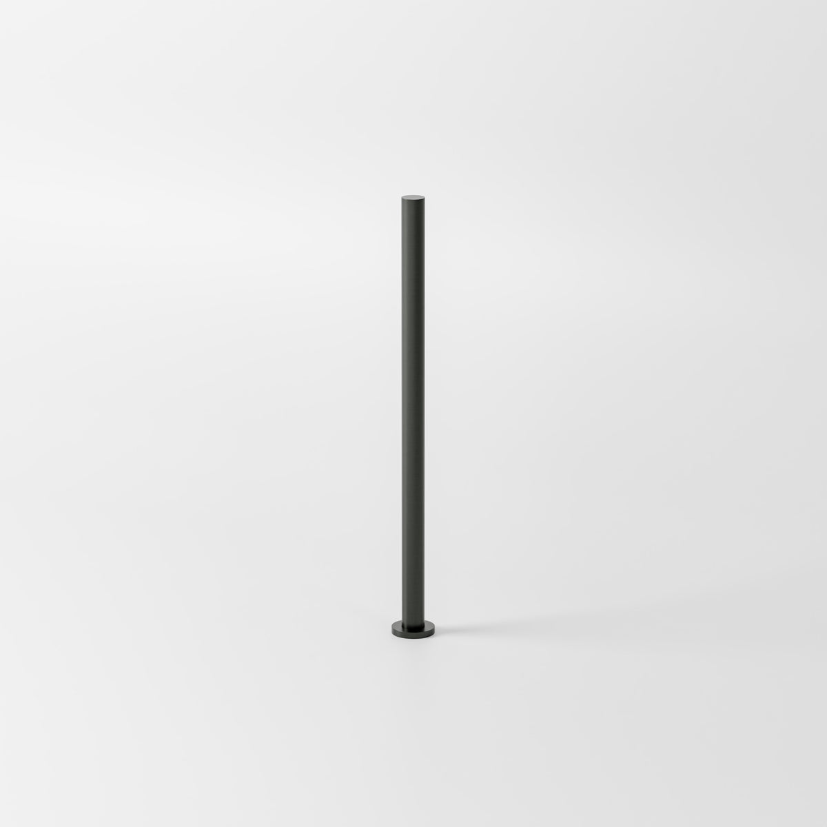 Pure 1000mm floorstanding heated towel rail in matte black