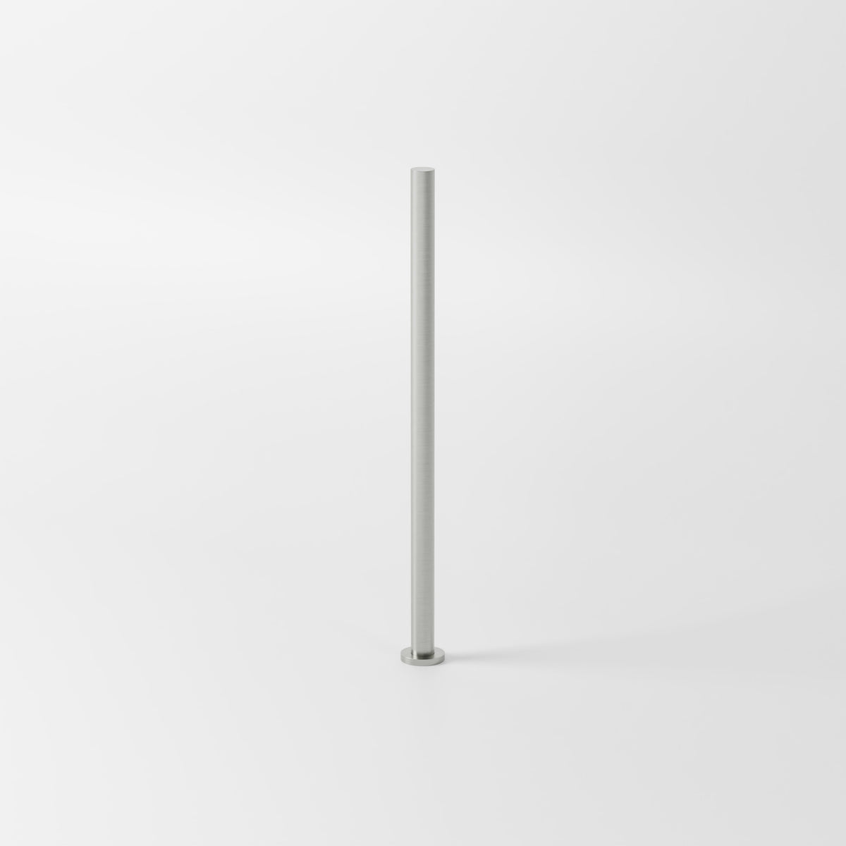 Pure 1100mm floorstanding heated towel rail in brushed brass