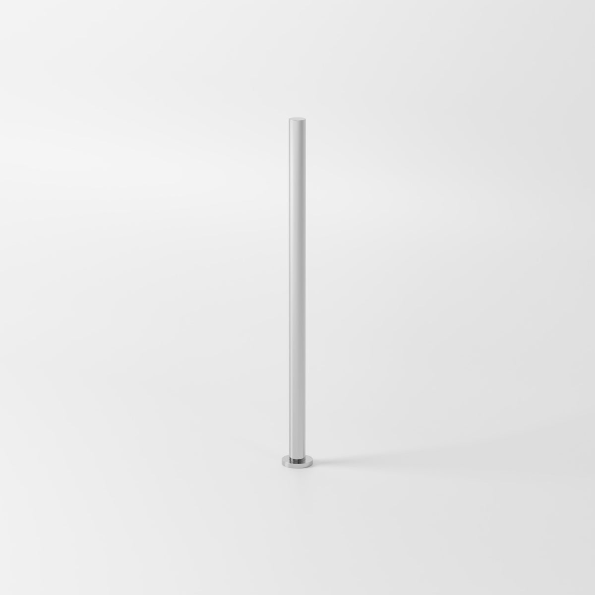 Pure 1100mm floorstanding heated towel rail in brushed brass