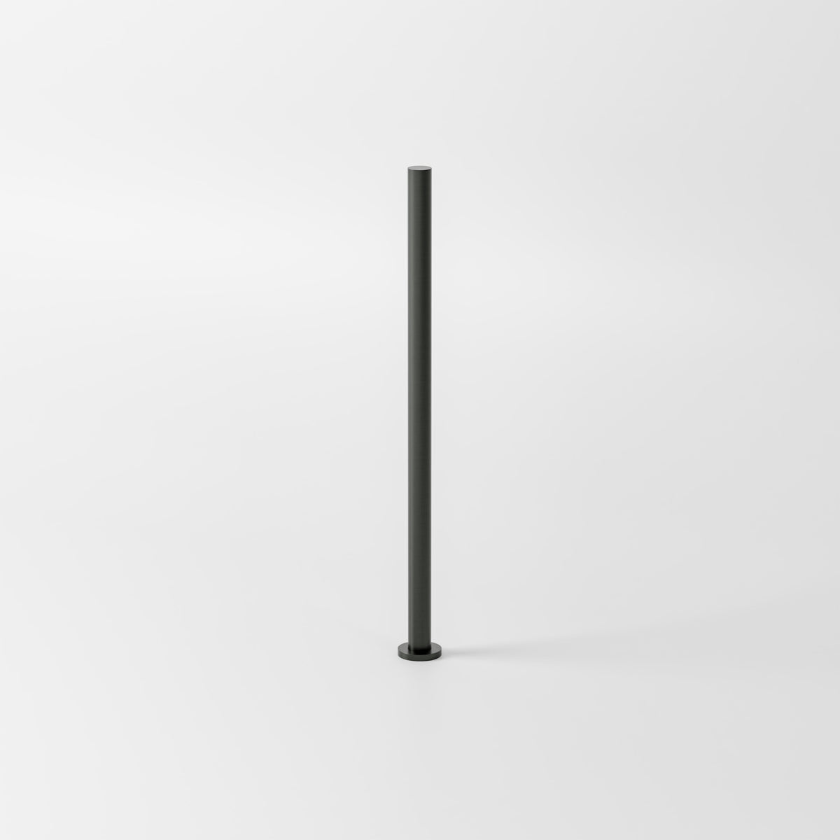 Pure 1100mm floorstanding heated towel rail in brushed brass
