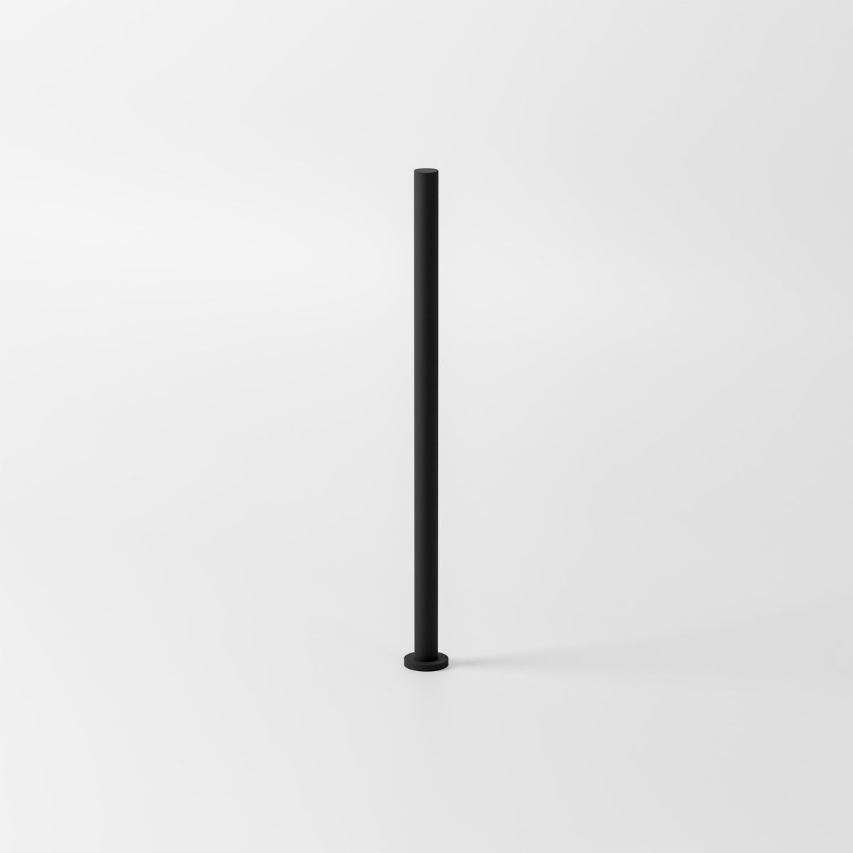 Pure 1100mm floorstanding heated towel rail in brushed brass