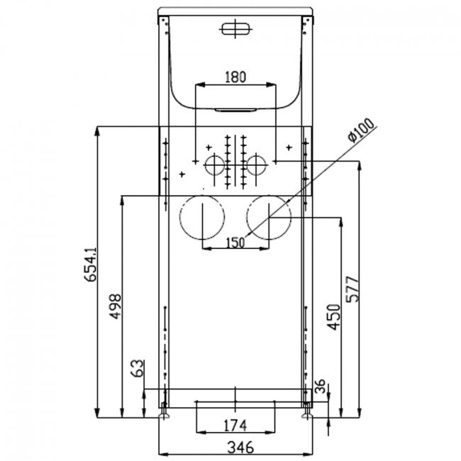 ROBINHOOD SERIES 3 SUPERTUB WITH CUPBOARD STSLIMTAP3
