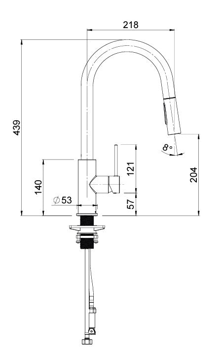 METHVEN MINIMALIST MK2 PULL DOWN SINK MIXER