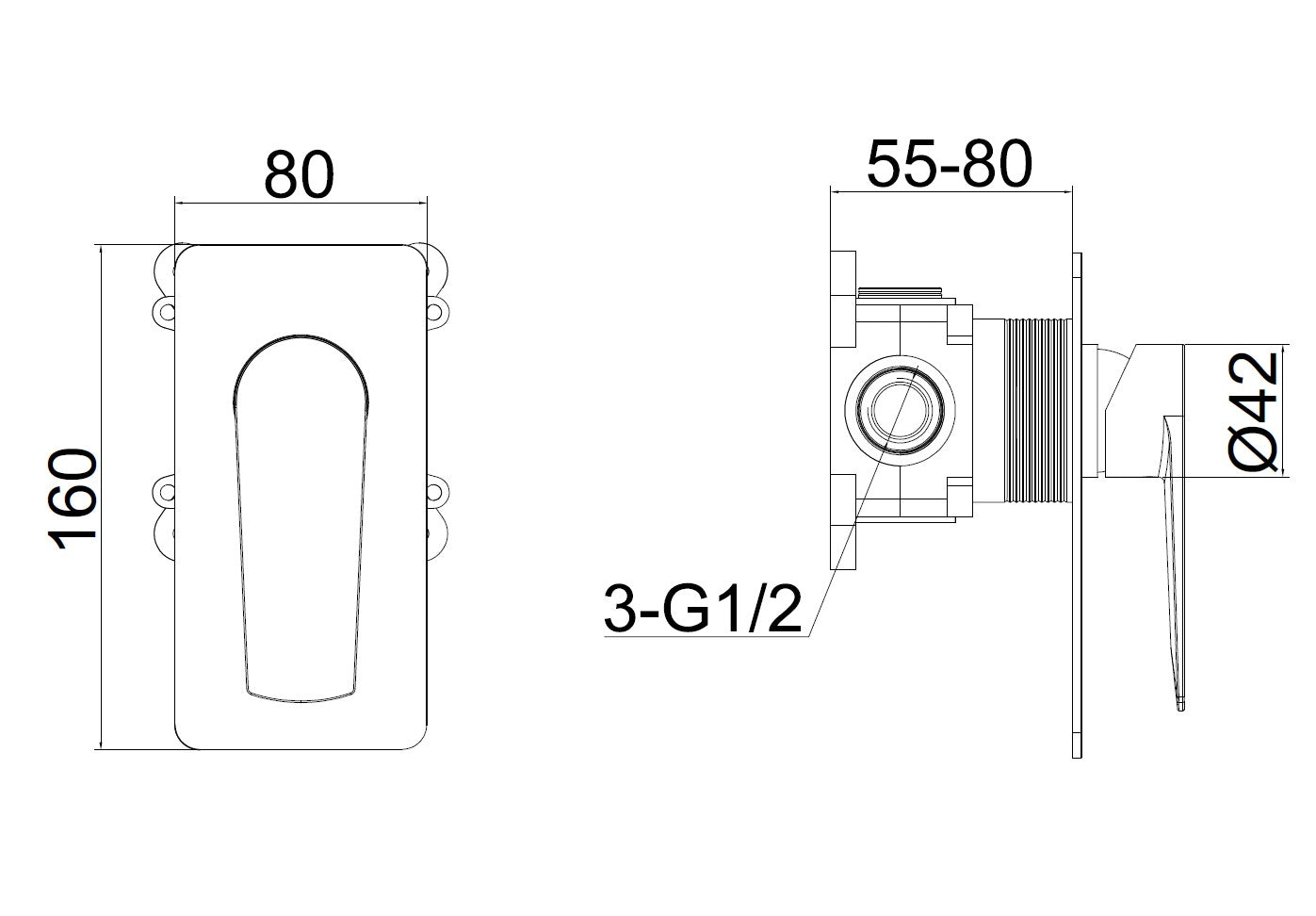 CODE PURE SHOWER MIXER