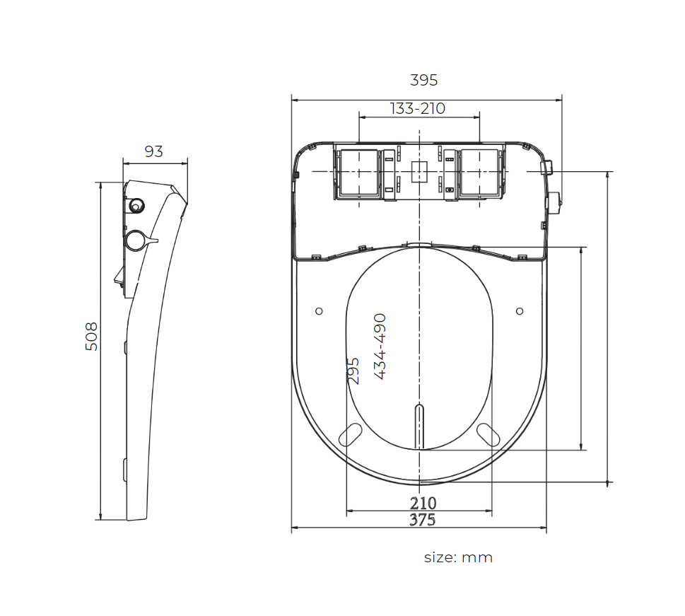 CODE PURITY BIDET SEAT WITH REMOTE